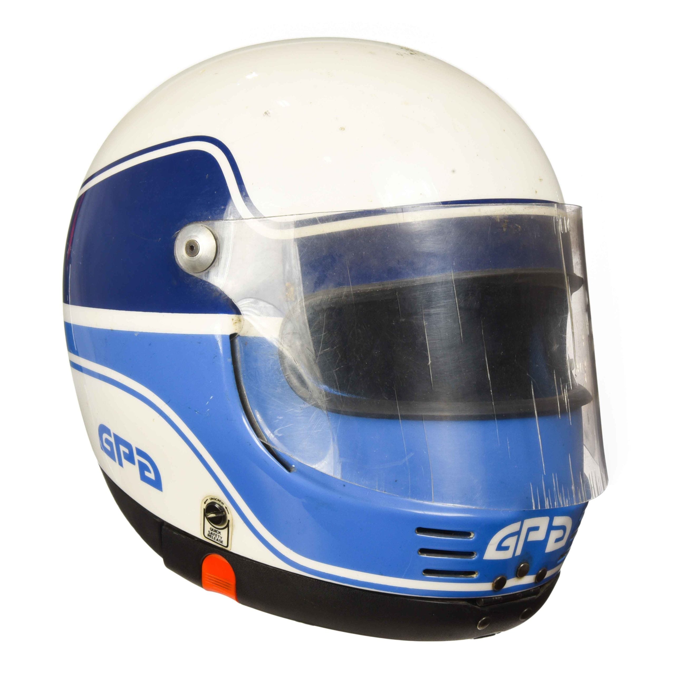 1987 Mika Salo Signed Race Used Brands Hatch Formula Ford Festival GPA Helmet