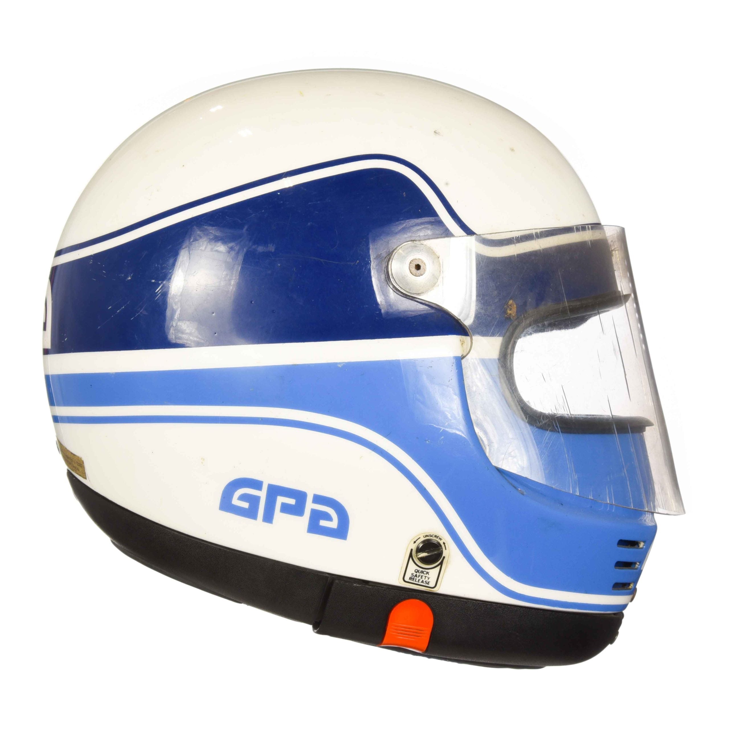 1987 Mika Salo Signed Race Used Brands Hatch Formula Ford Festival GPA Helmet