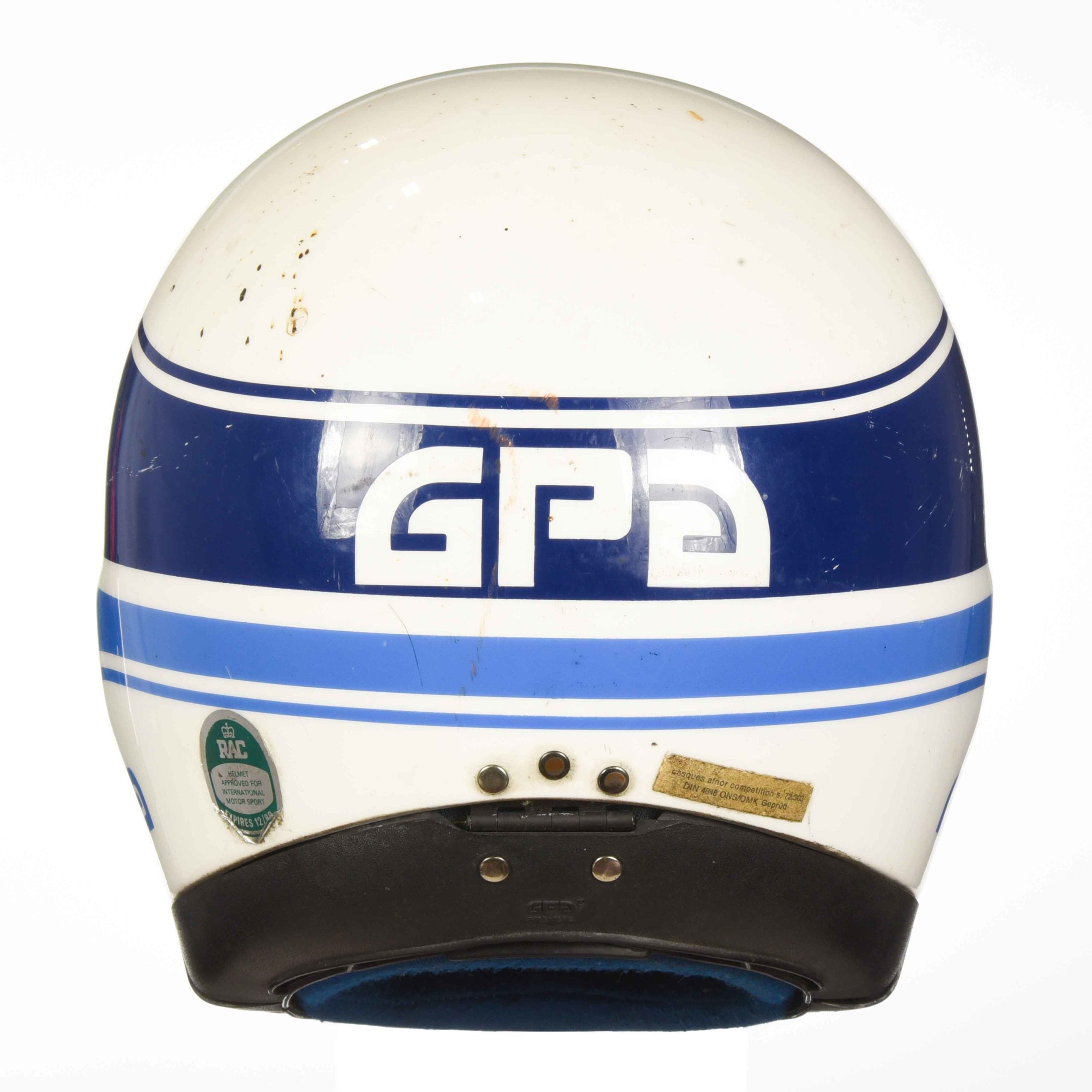 1987 Mika Salo Signed Race Used Brands Hatch Formula Ford Festival GPA Helmet