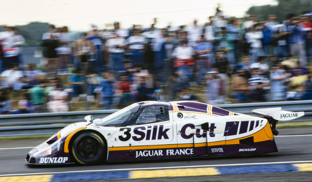 1989 Derek Daly Signed 24 Hrs of Le Mans Race Used Silk Cut Jaguar Sportscar Suit