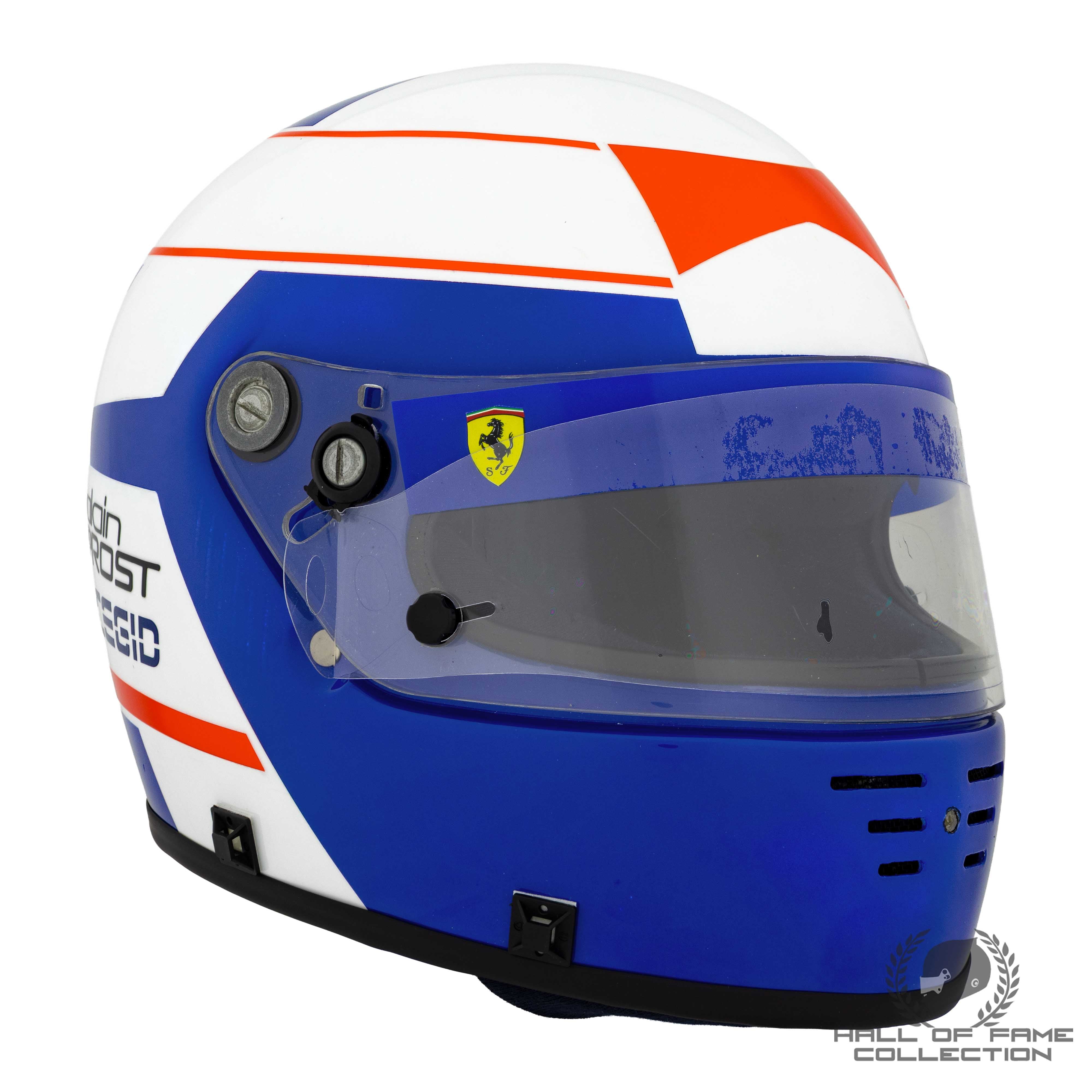 1990 Alain Prost British GP Win Replica Ferrari F1 Helmet