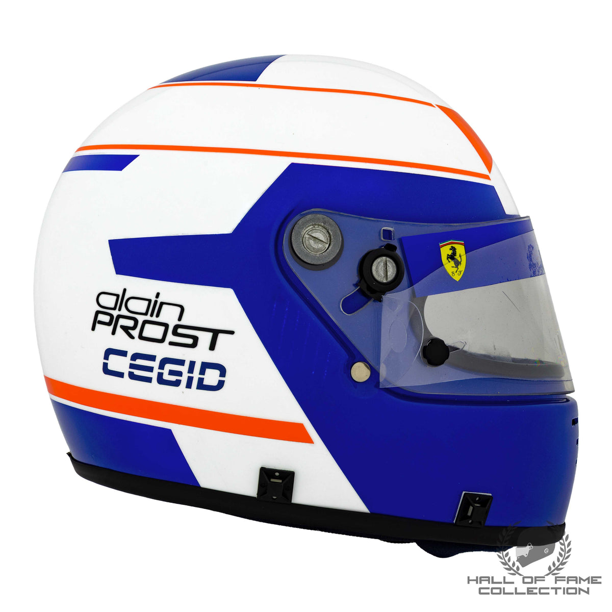 1990 Alain Prost British GP Win Replica Ferrari F1 Helmet