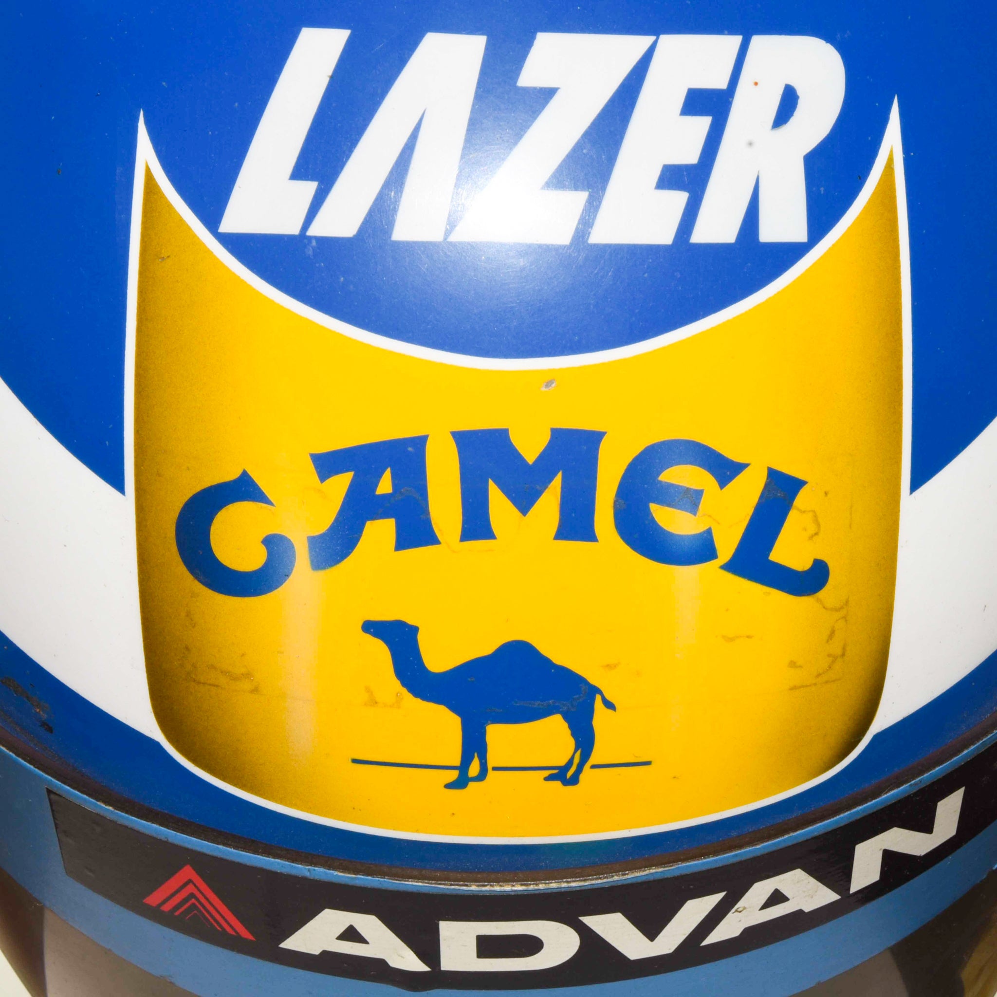 1990 Mika Salo Signed Race Used Lazer Macau Grand Prix F3 Helmet