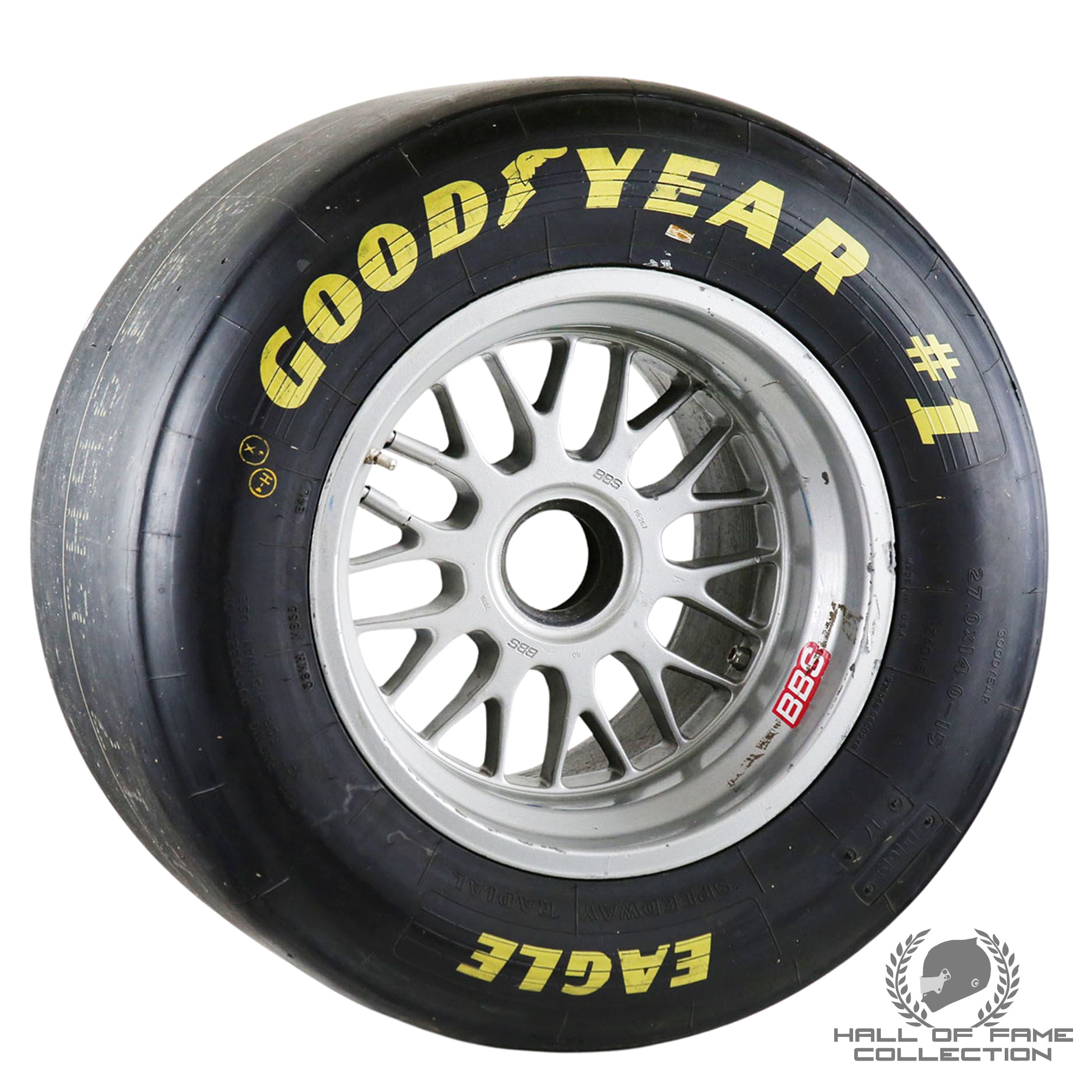 1990'S IndyCar BBS Rear Wheel And Goodyear Race Tire