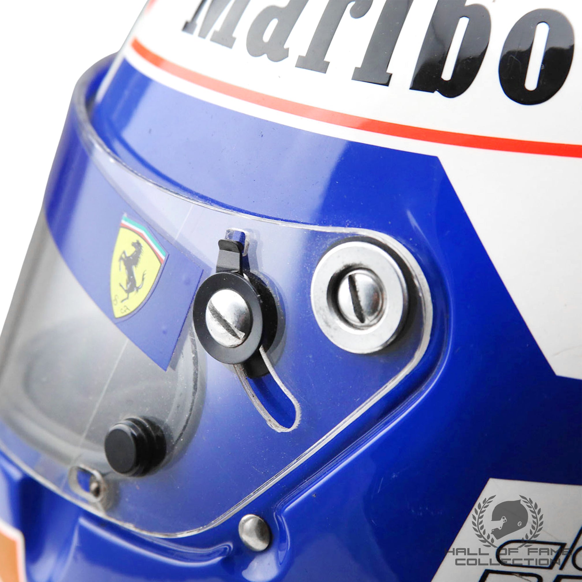 1990 Alain Prost Italian Grand Prix Used Ferrari F1 Helmet