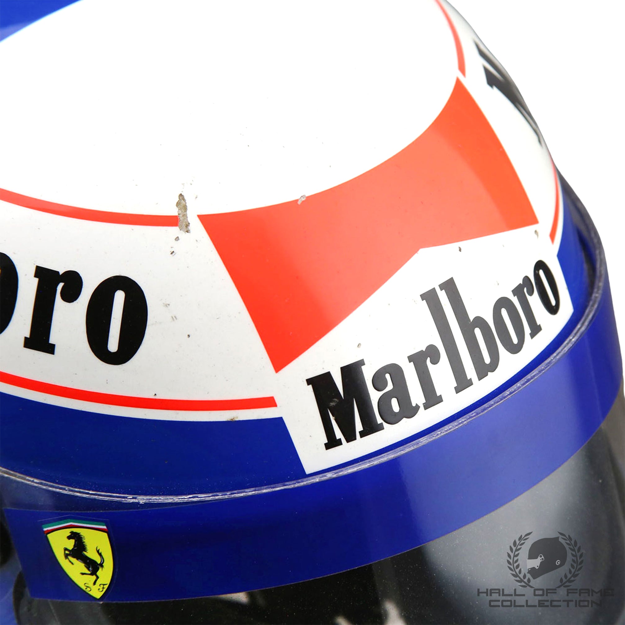 1990 Alain Prost Italian Grand Prix Used Ferrari F1 Helmet