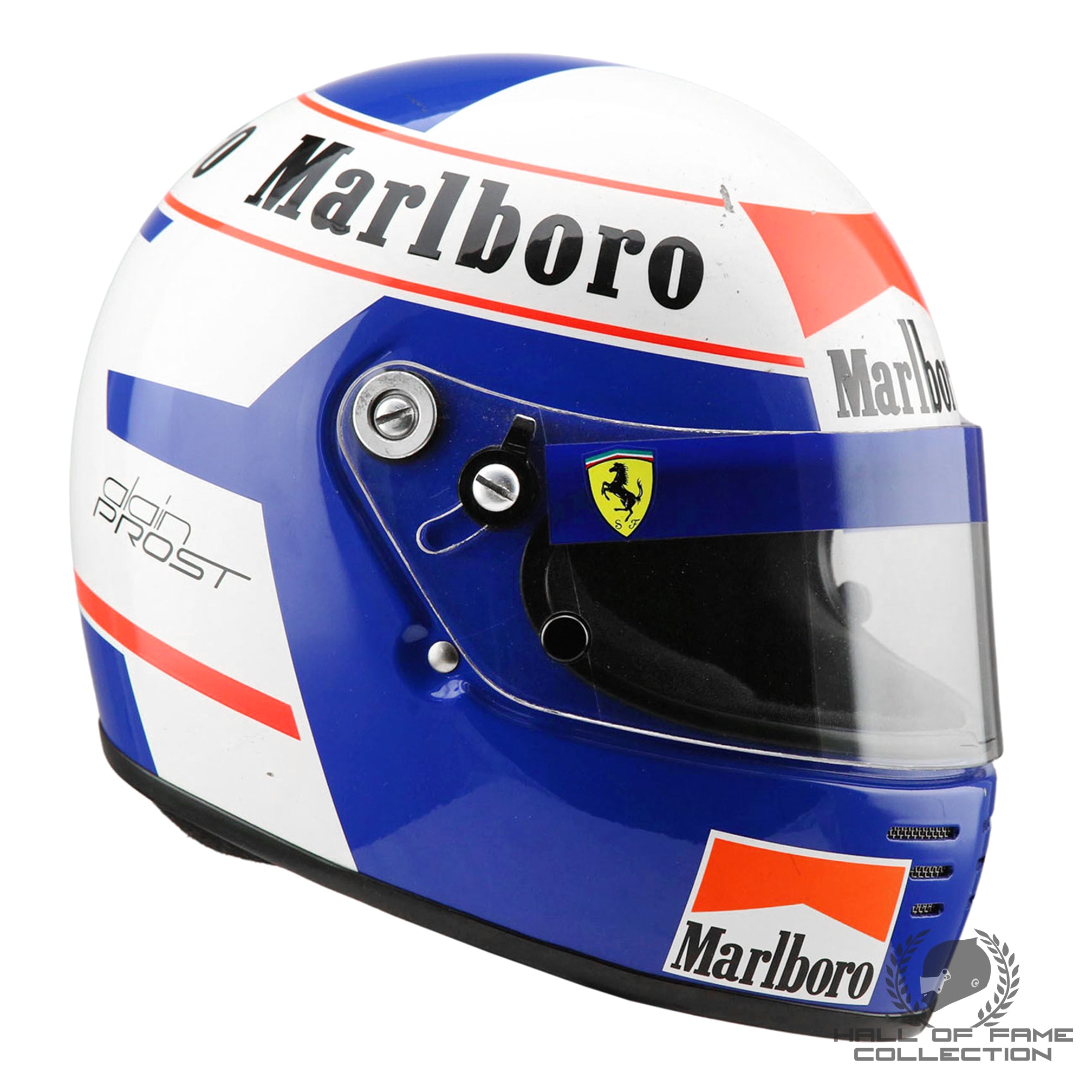 1990 Alain Prost Italian Grand Prix Used Ferrari F1 Helmet