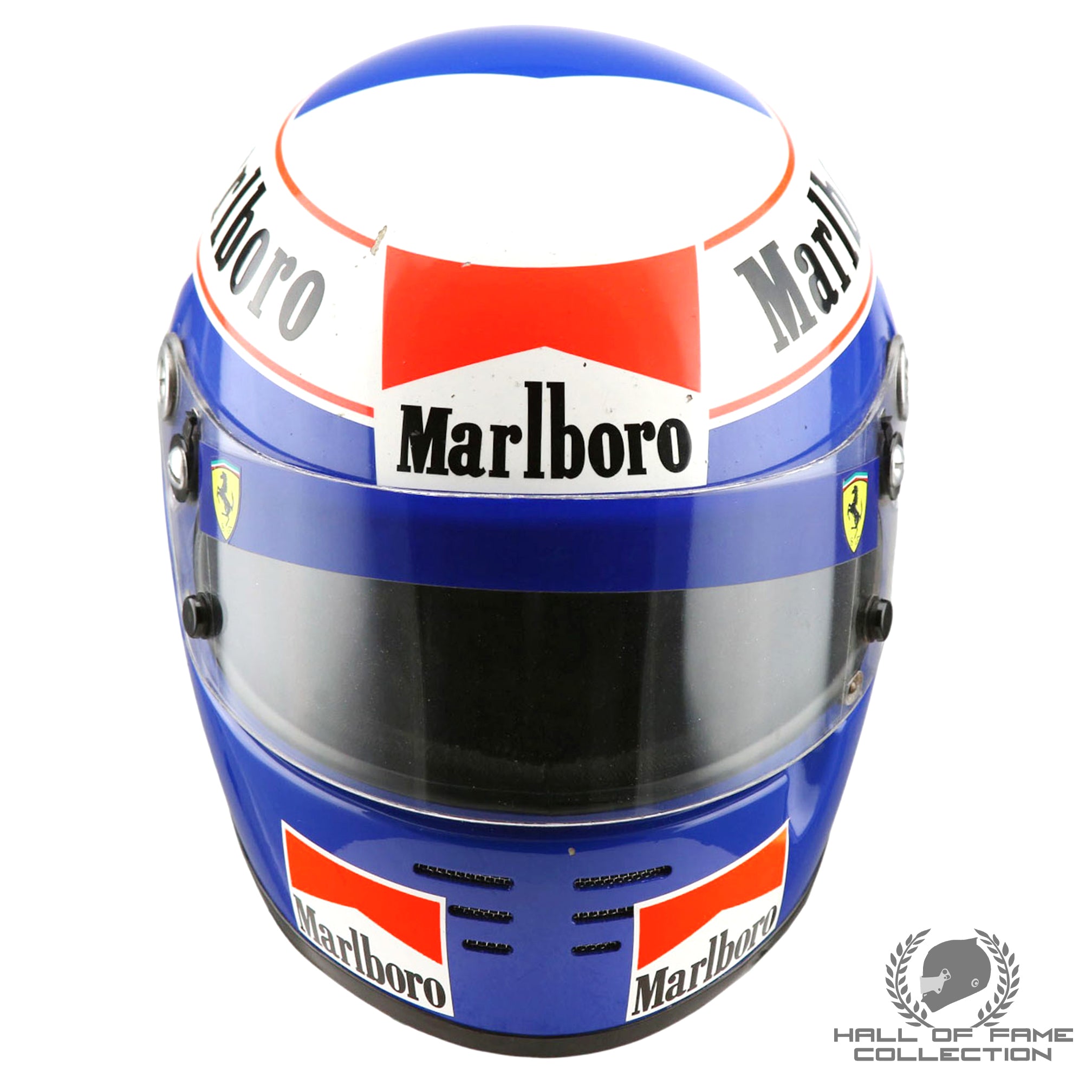 1990 Alain Prost Italian Grand Prix Used Ferrari F1 Helmet