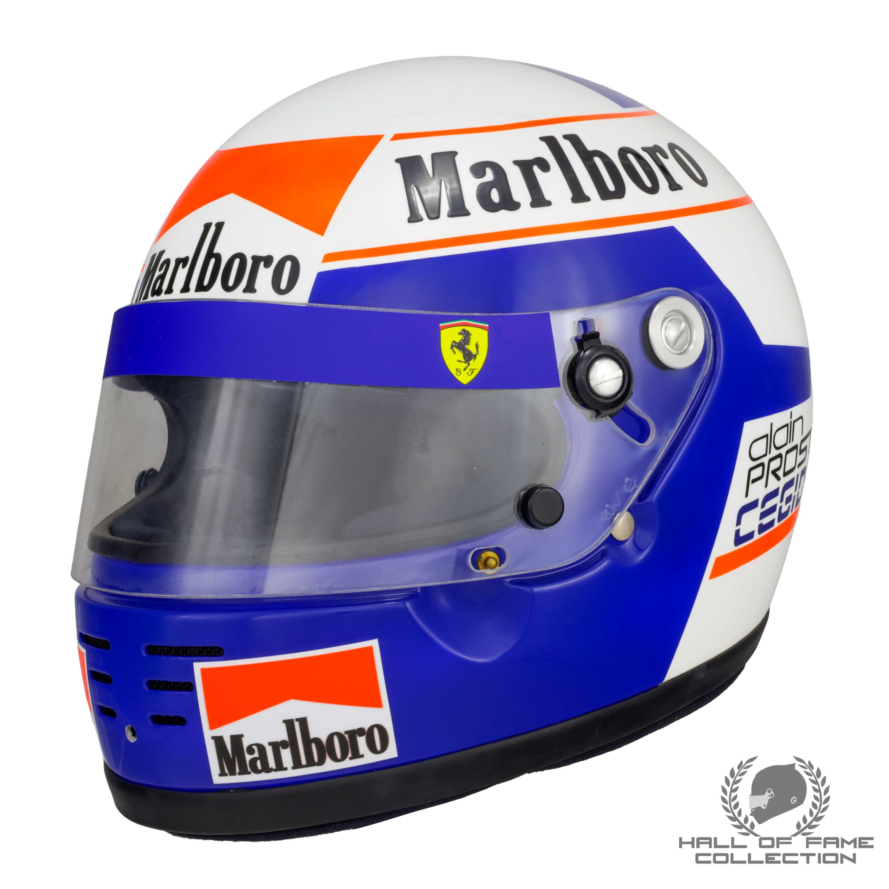 1990 Alain Prost Replica Scuderia Ferrari F1 Helmet
