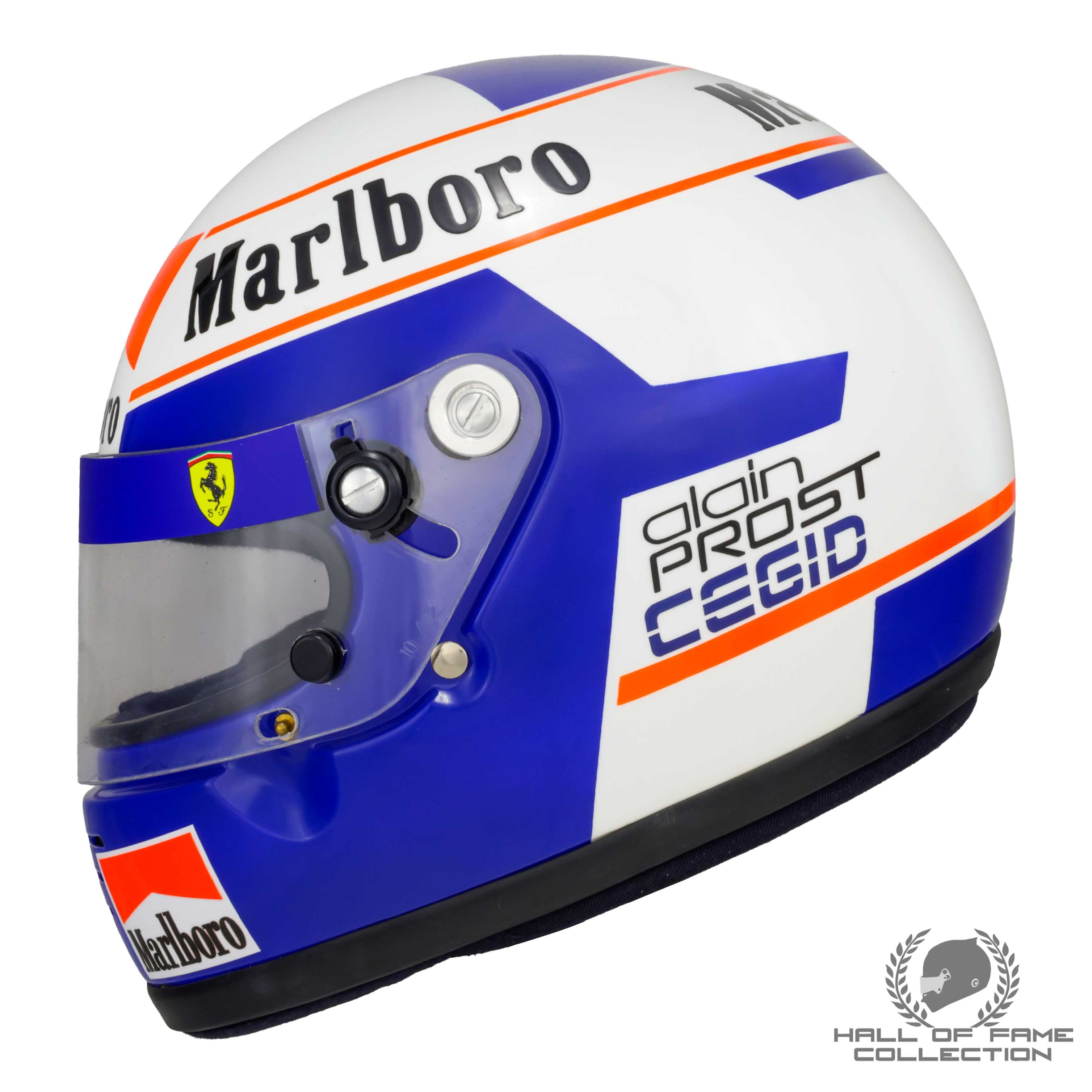 1990 Alain Prost Replica Scuderia Ferrari F1 Helmet