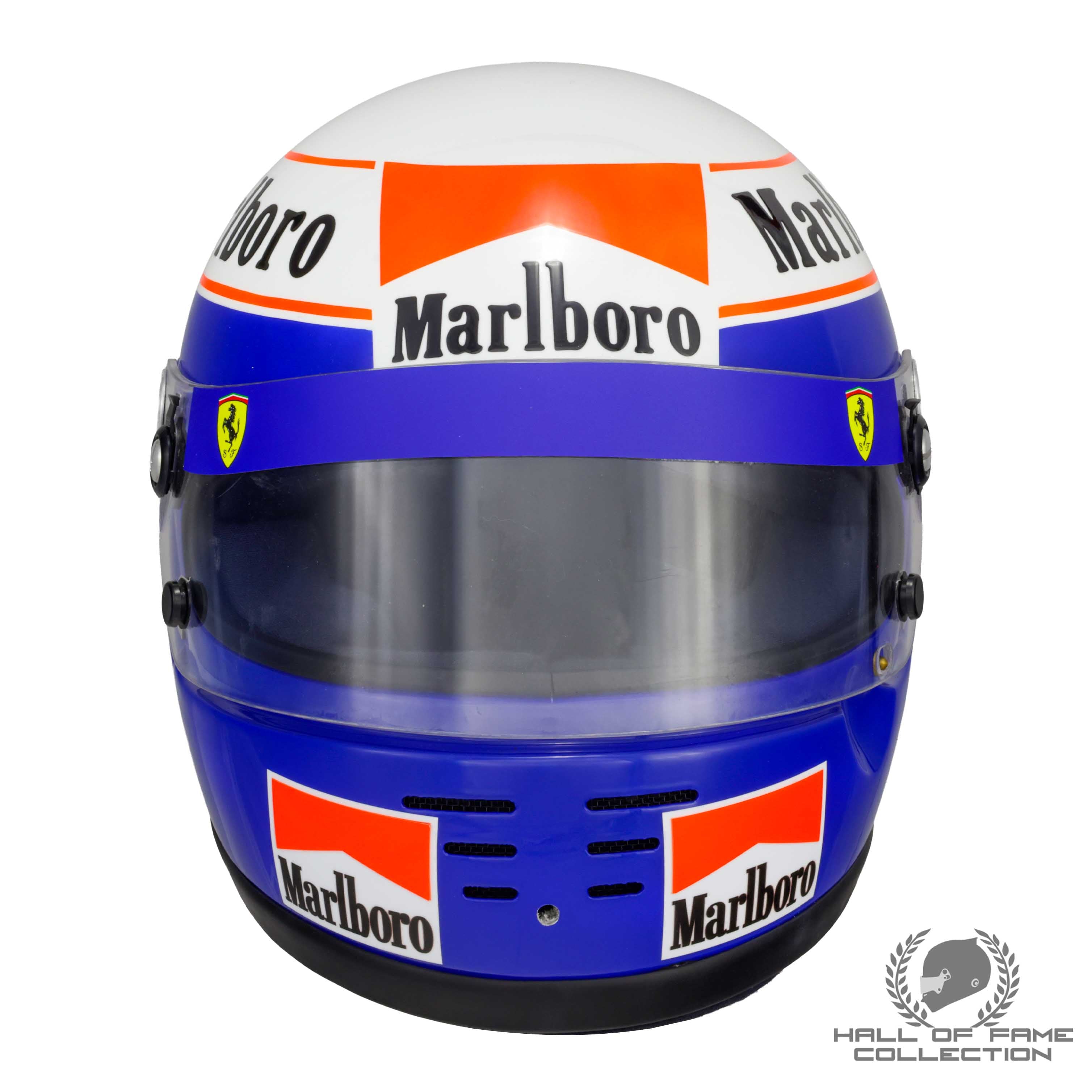 1990 Alain Prost Replica Scuderia Ferrari F1 Helmet