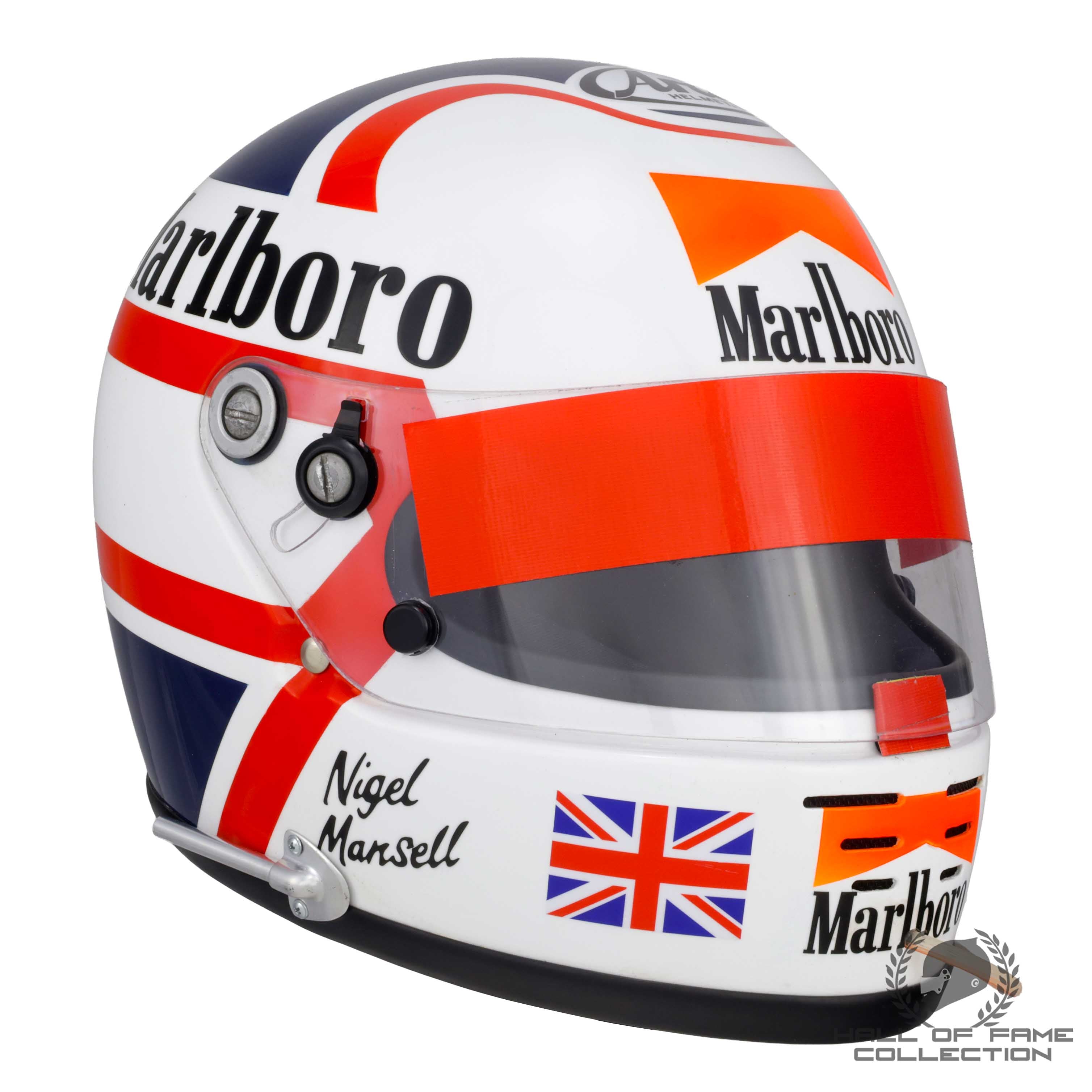 1990 Nigel Mansell Replica Scuderia Ferrari F1 Helmet