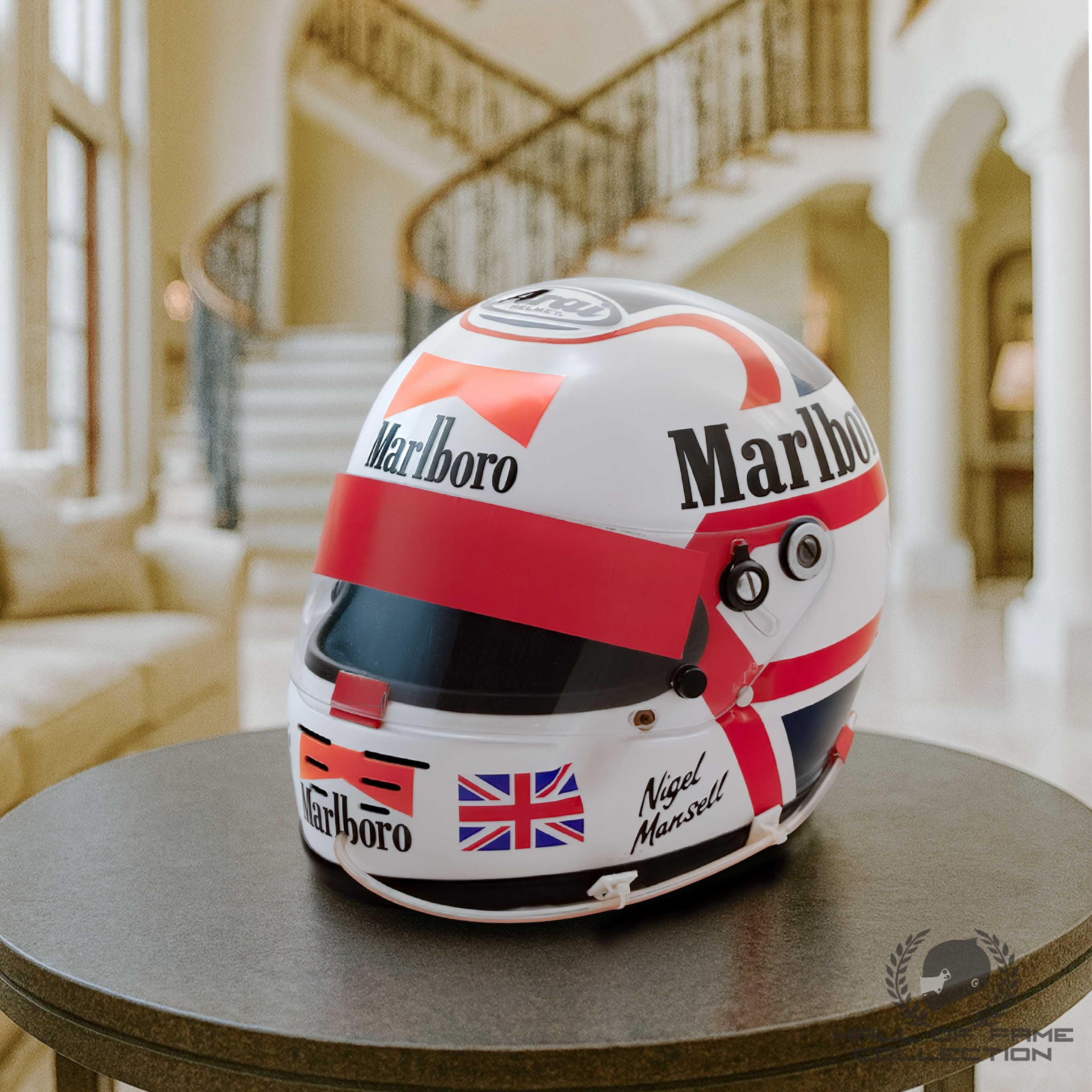 1990 Nigel Mansell Replica Scuderia Ferrari F1 Helmet