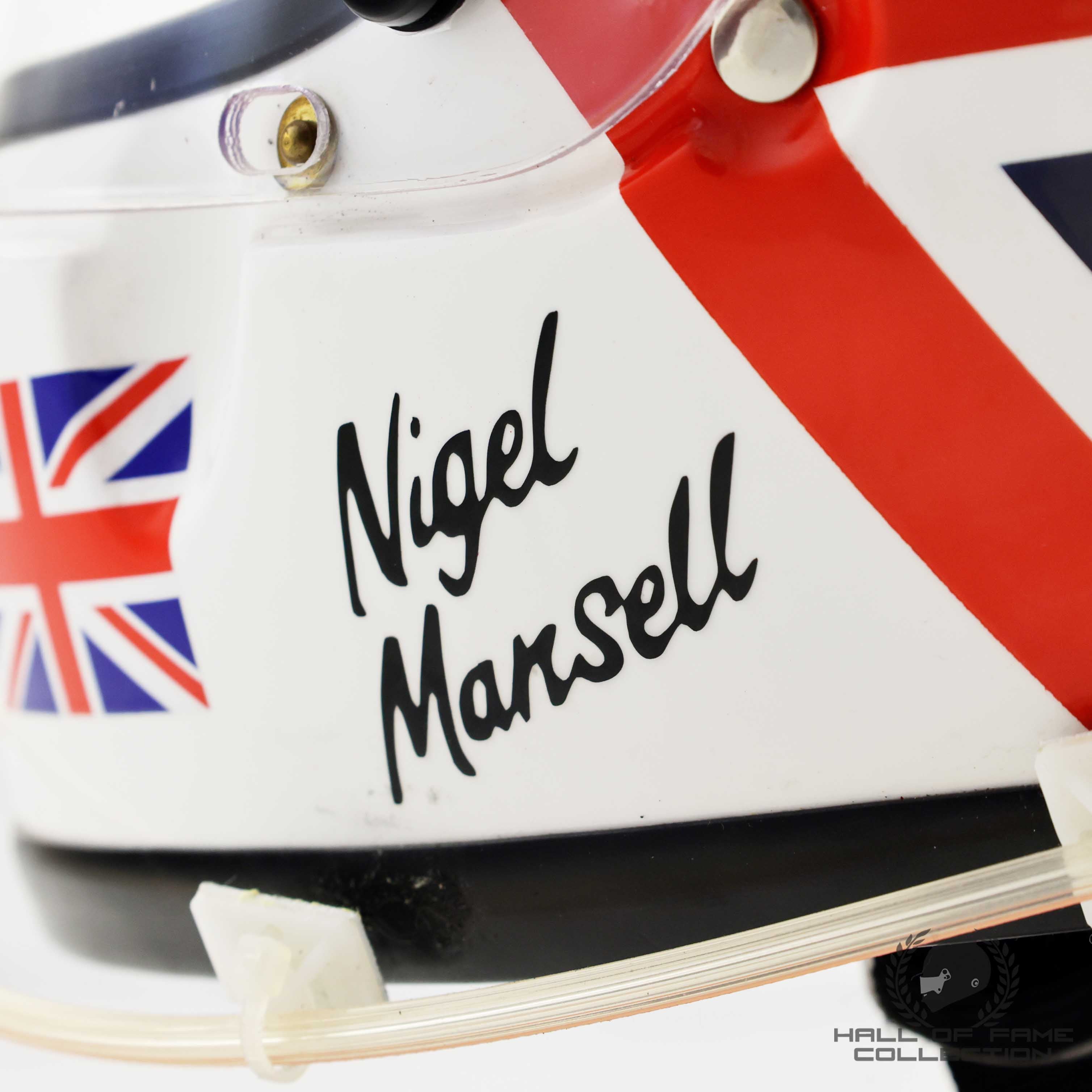1990 Nigel Mansell Replica Scuderia Ferrari F1 Helmet