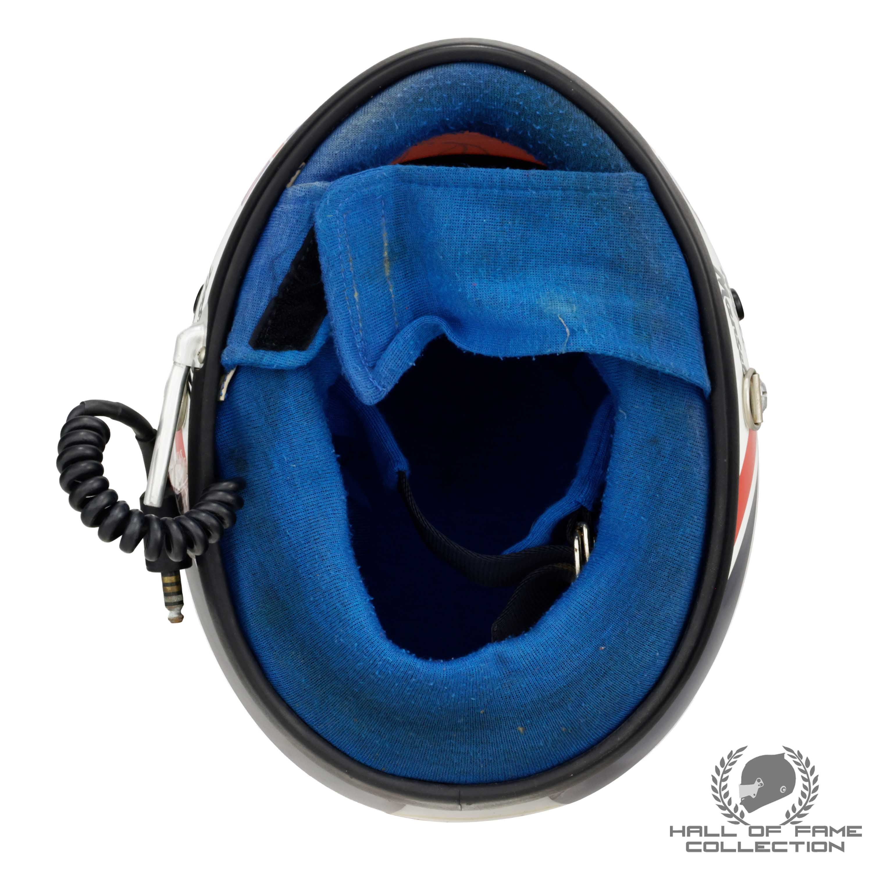 1990 Nigel Mansell Signed Race Used USA / Brazil / Monaco Grand Prix Scuderia Ferrari F1 Helmet