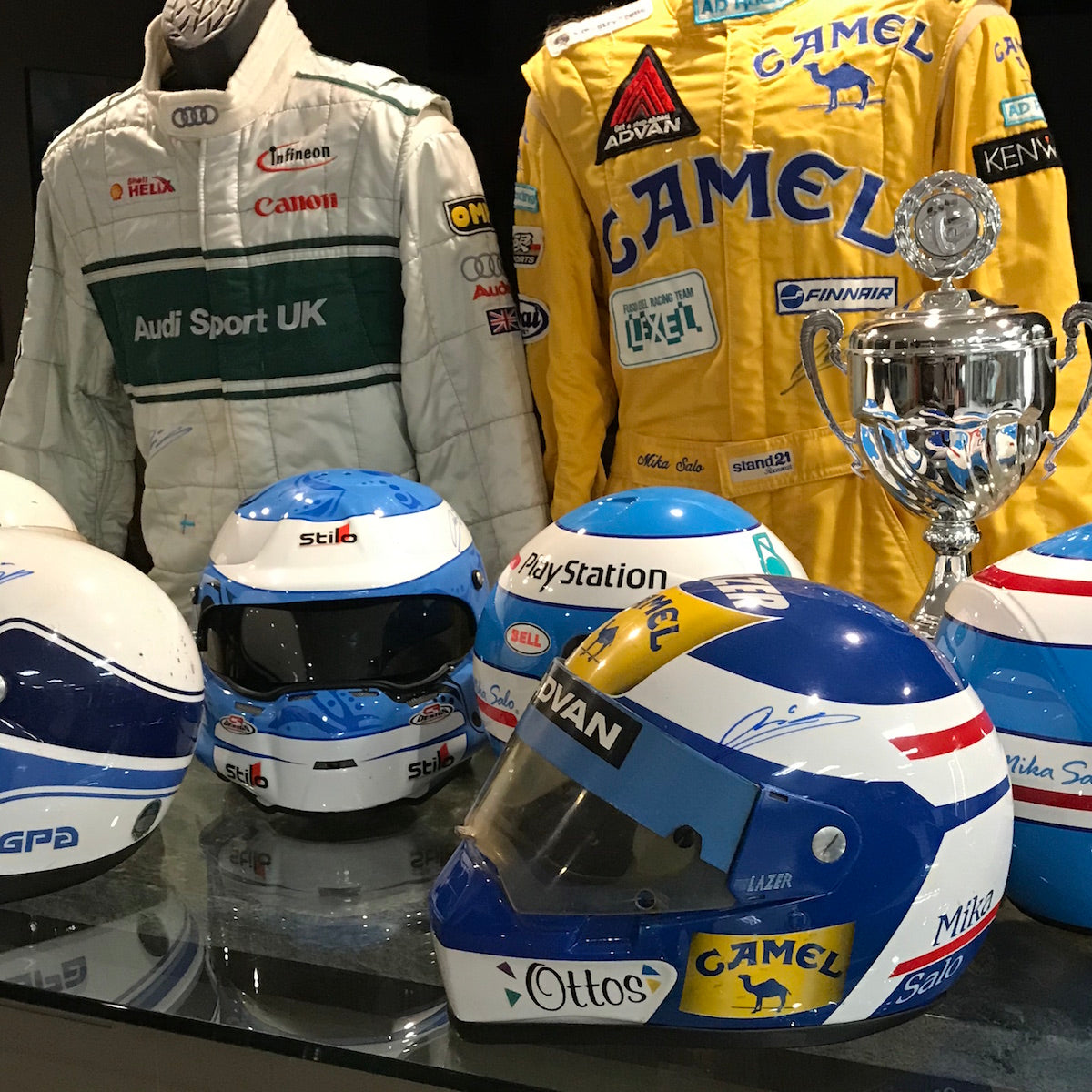 1990 Mika Salo Signed Race Used Lazer Macau Grand Prix F3 Helmet