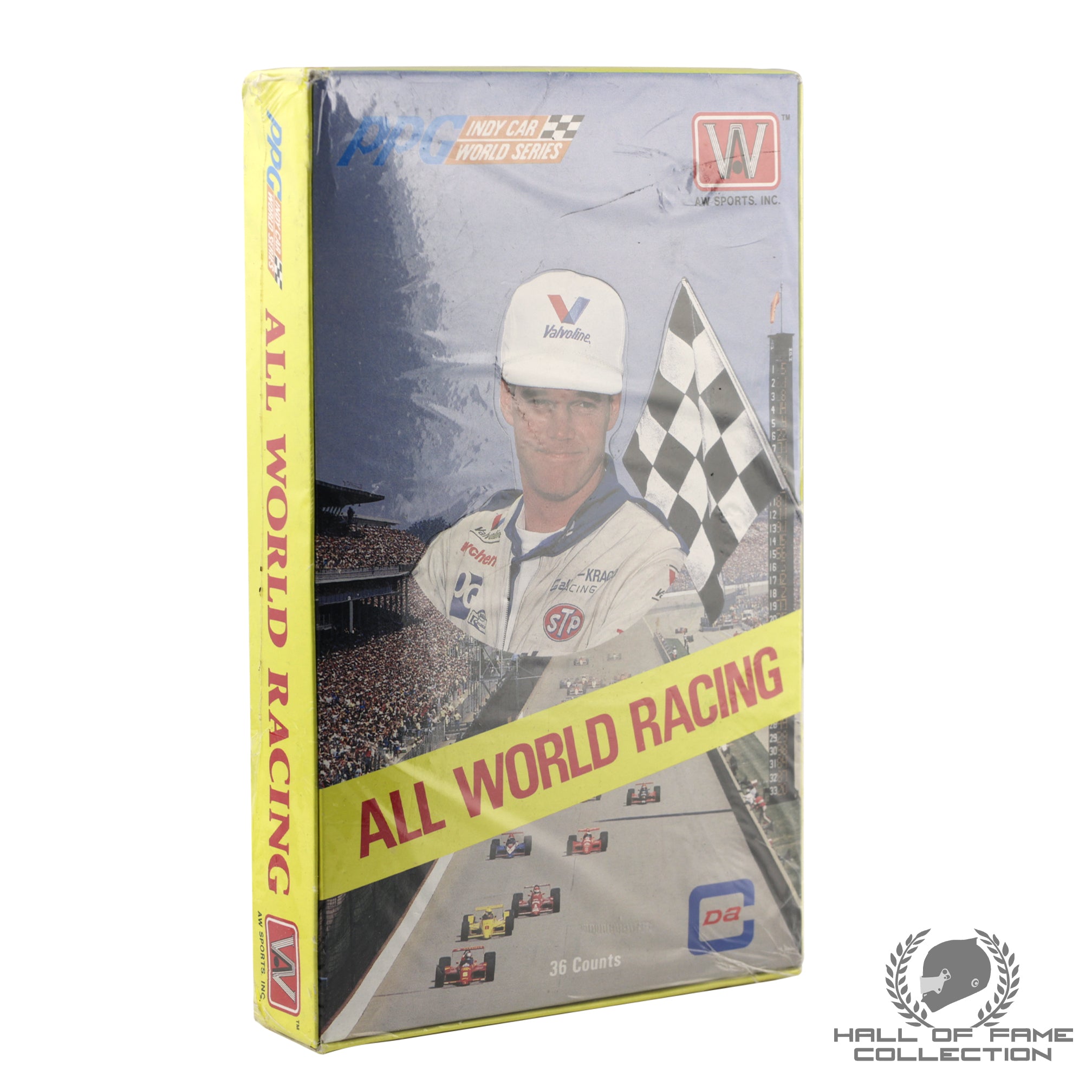 1991 IndyCar All World Racing 36 Pack Trading Card Wax Box