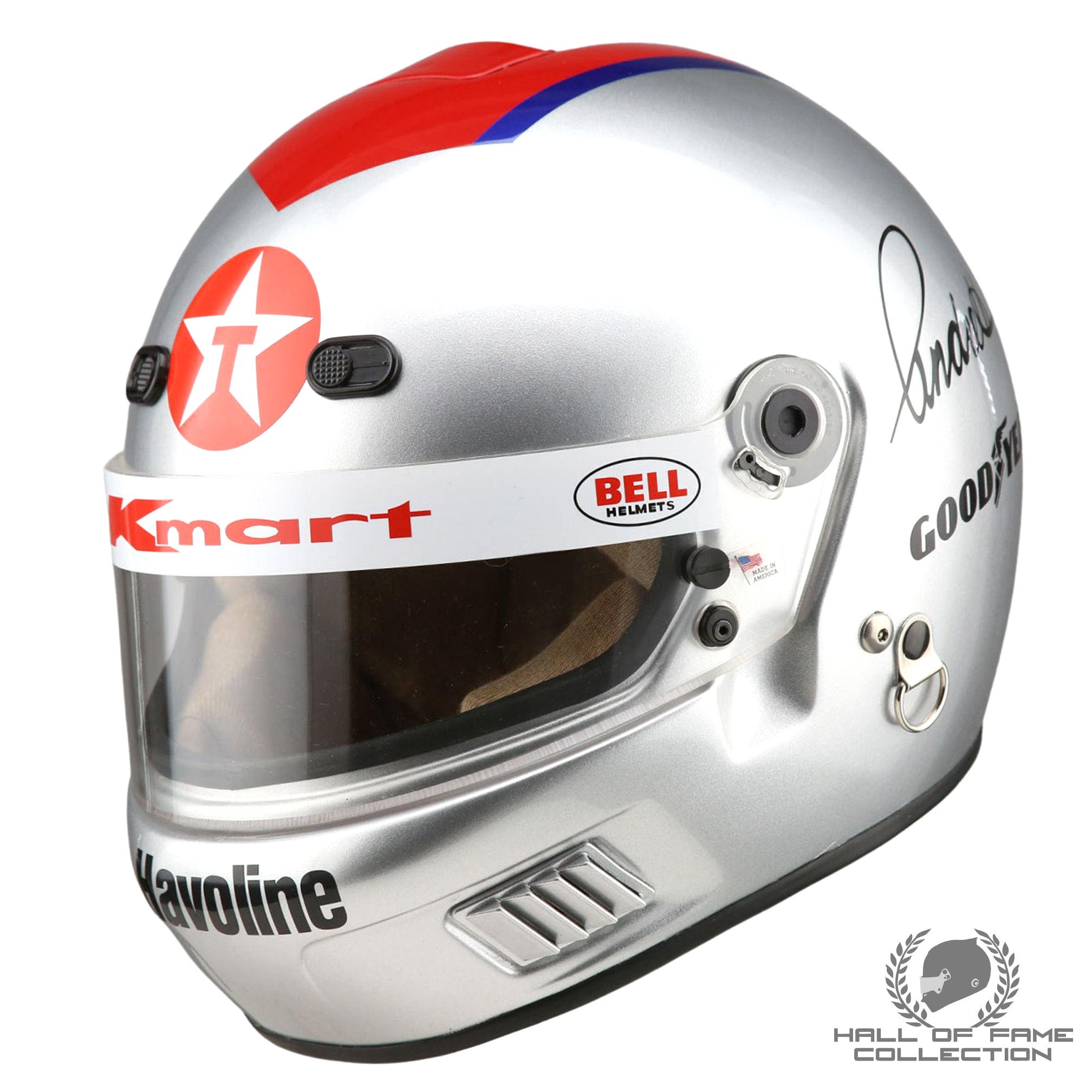 1991 Mario Andretti Bell AFX1 Newman Haas Racing IndyCar Replica Helmet