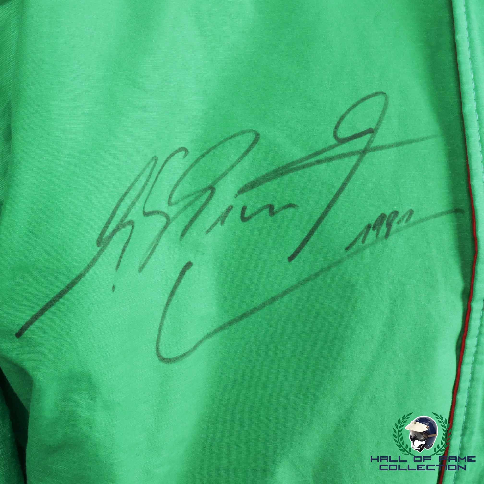 1991 Michael Schumacher Signed Personal Team Issued 7Up Jordan Belgian GP Debut Rookie F1 Jacket