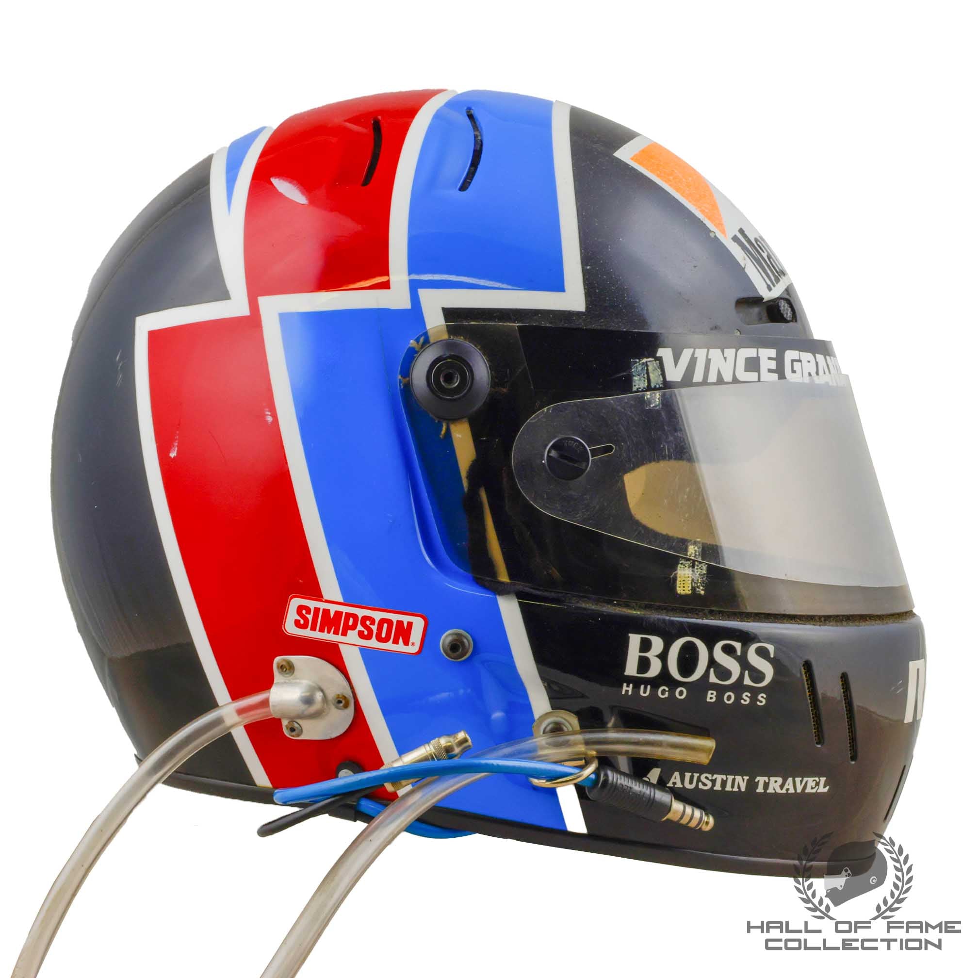 1991 Arie Luyendyk Signed Race Used Granatelli Racing IndyCar Helmet