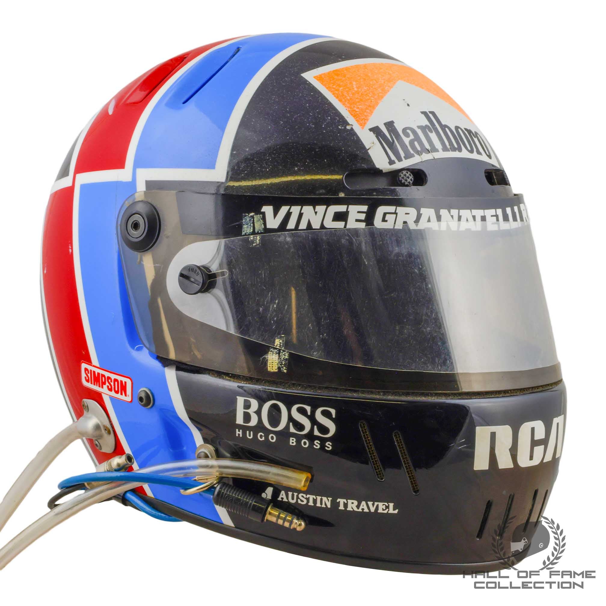 1991 Arie Luyendyk Signed Race Used Granatelli Racing IndyCar Helmet