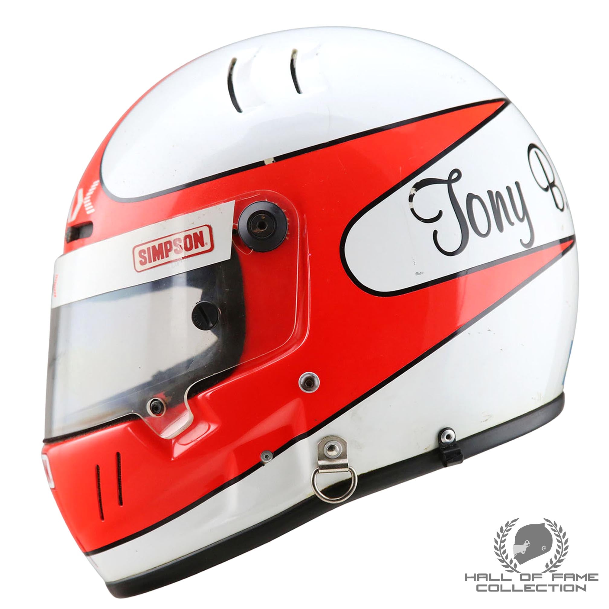 1991 Tony Bettenhausen Jr Race Worn Bettenhausen Racing IndyCar Helmet