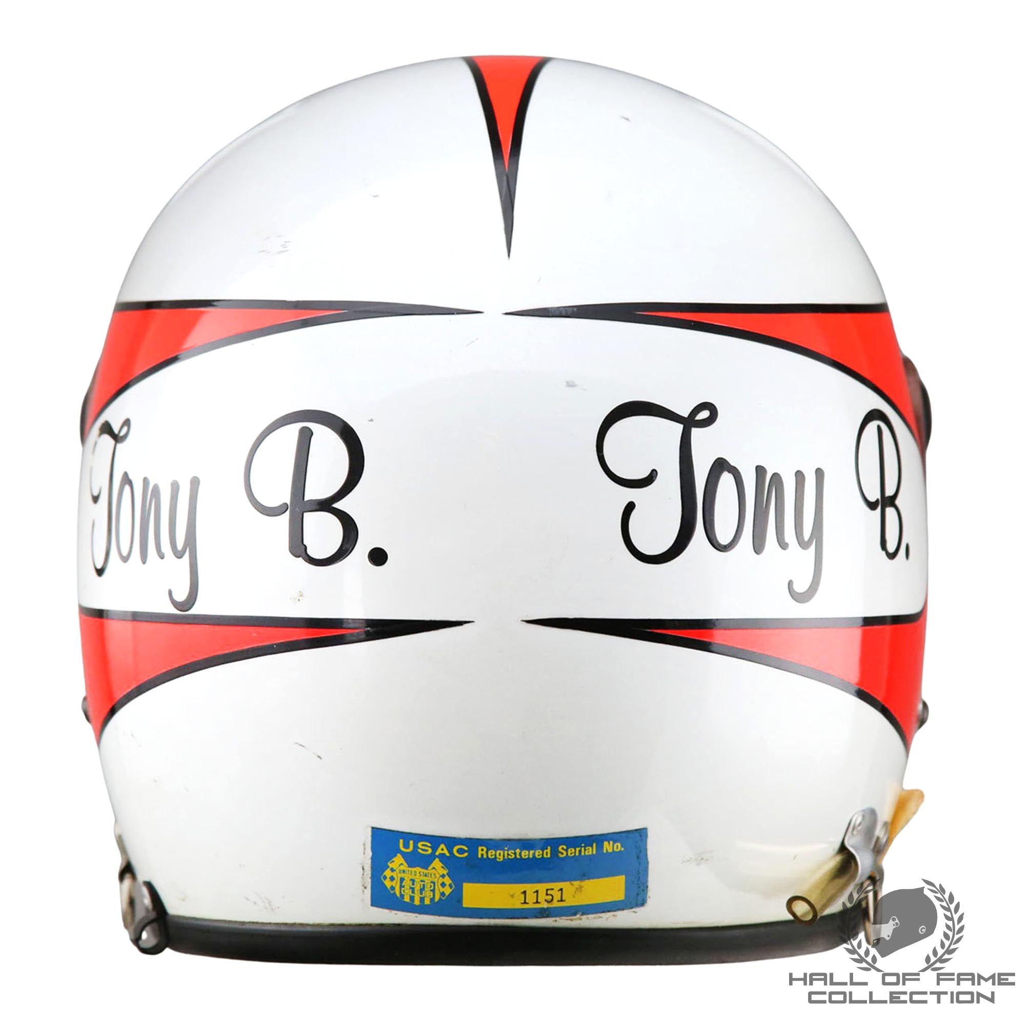 1991 Tony Bettenhausen Jr Race Worn Bettenhausen Racing IndyCar Helmet