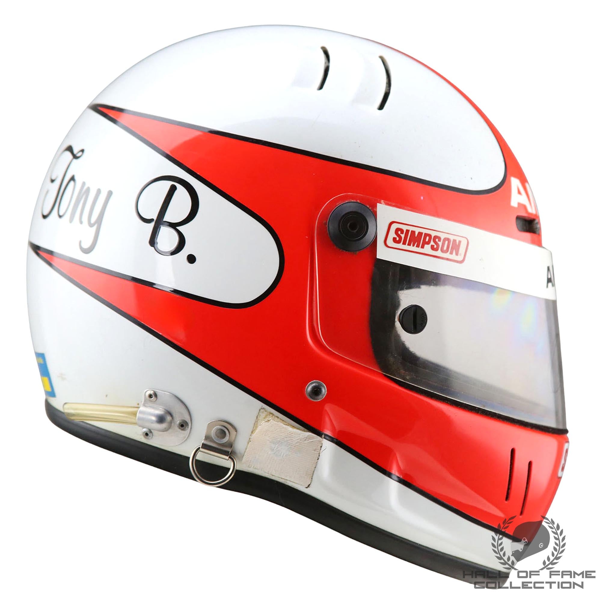 1991 Tony Bettenhausen Jr Race Worn Bettenhausen Racing IndyCar Helmet