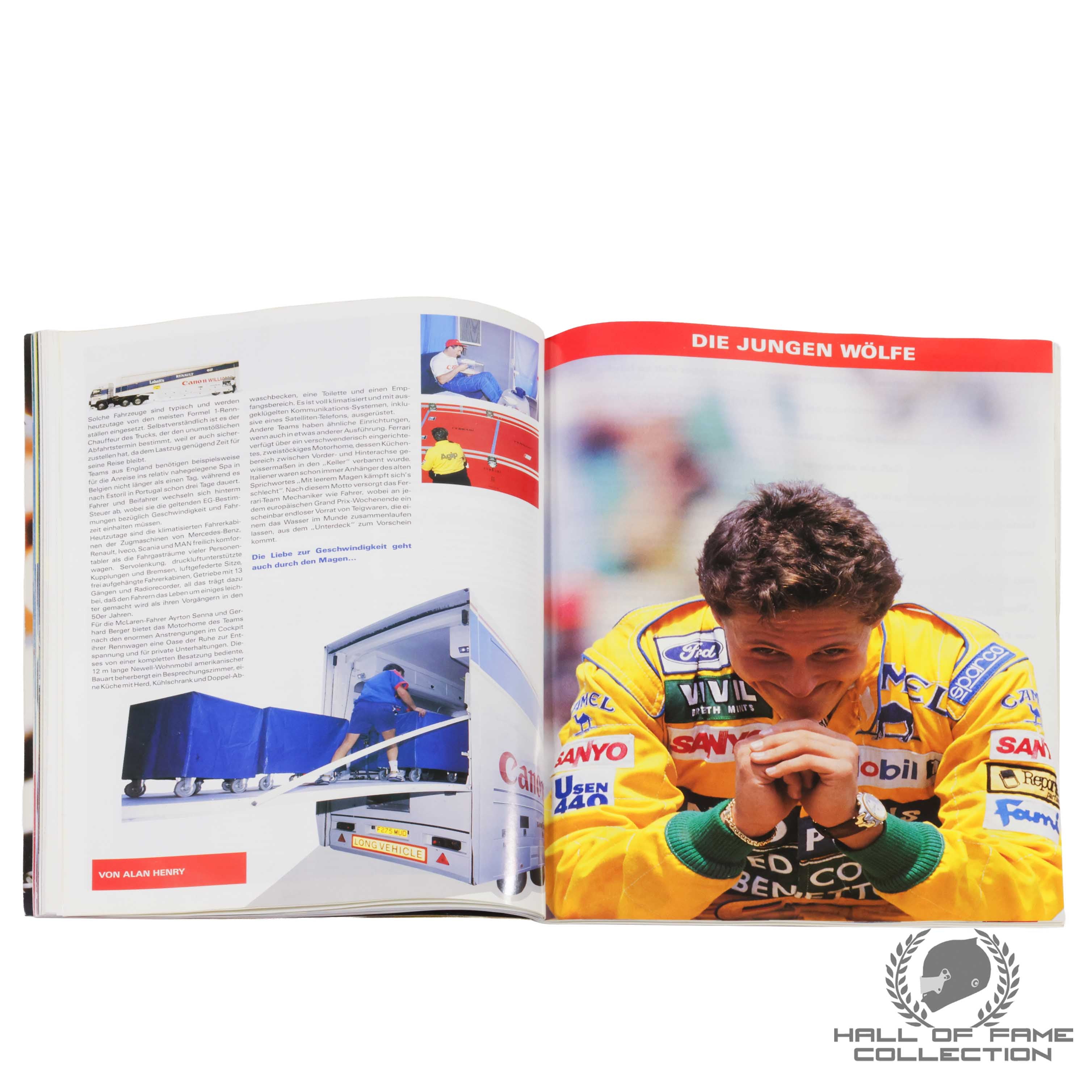 1992 Multi Signed German Grand Prix F1 Program