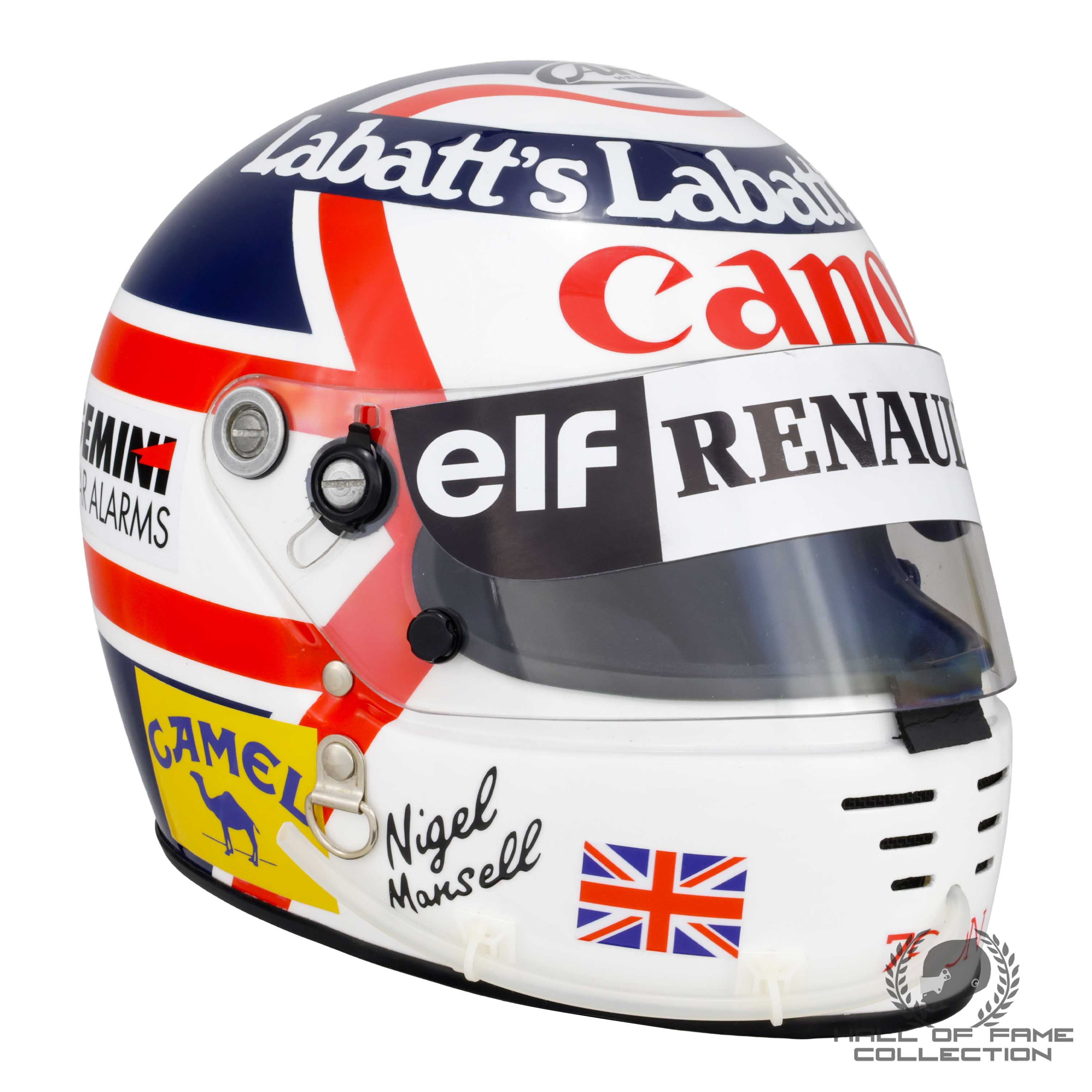 1992 Nigel Mansell World Champion Replica Williams Renault F1 Helmet