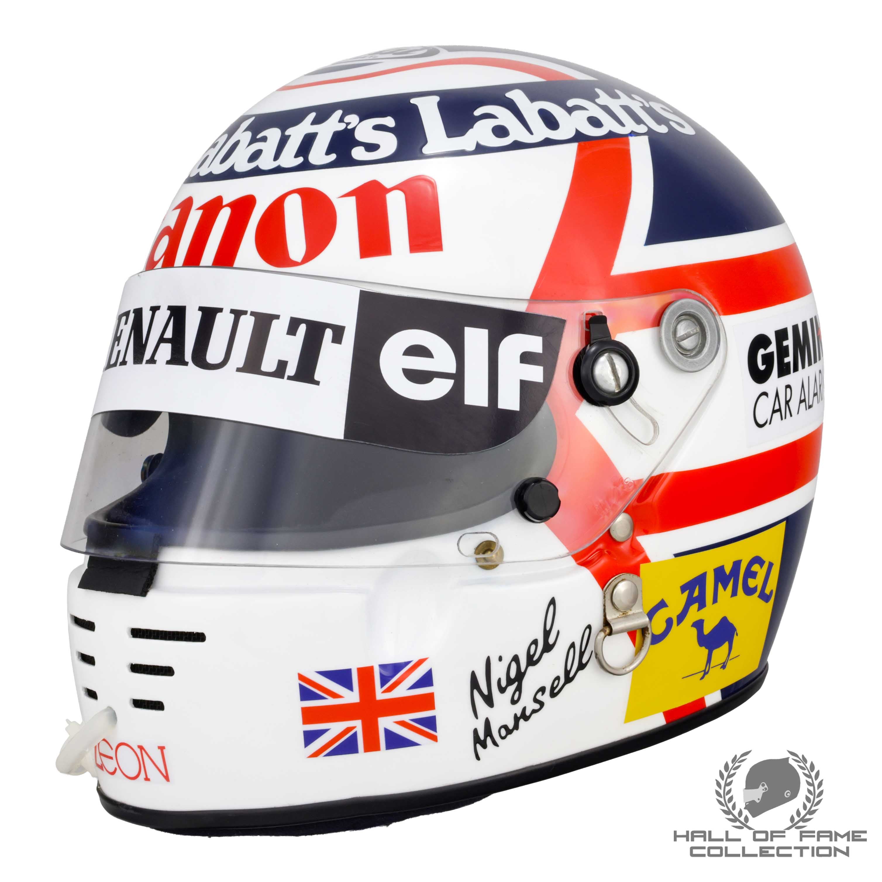 1992 Nigel Mansell World Champion Replica Williams Renault F1 Helmet