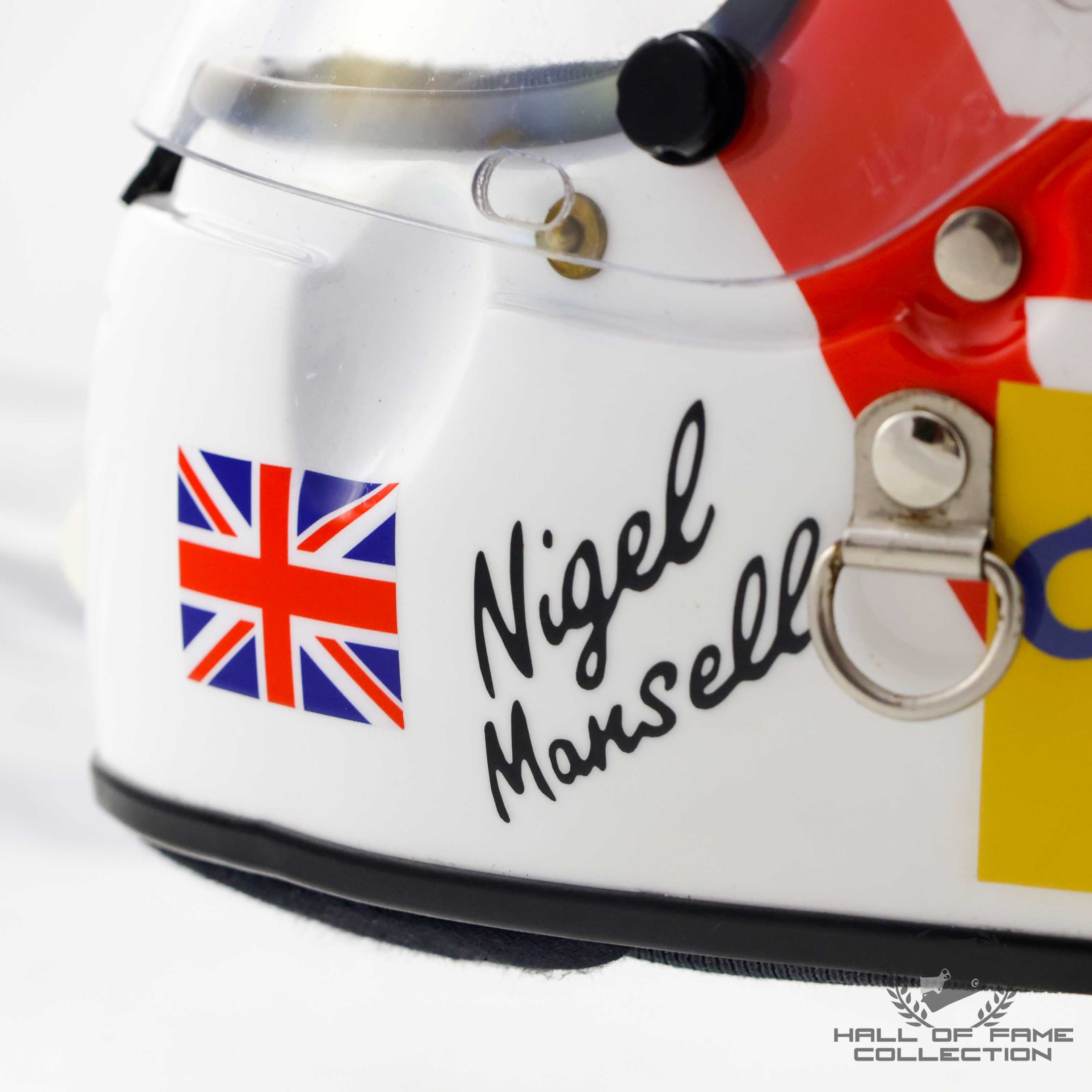 1992 Nigel Mansell World Champion Replica Williams Renault F1 Helmet