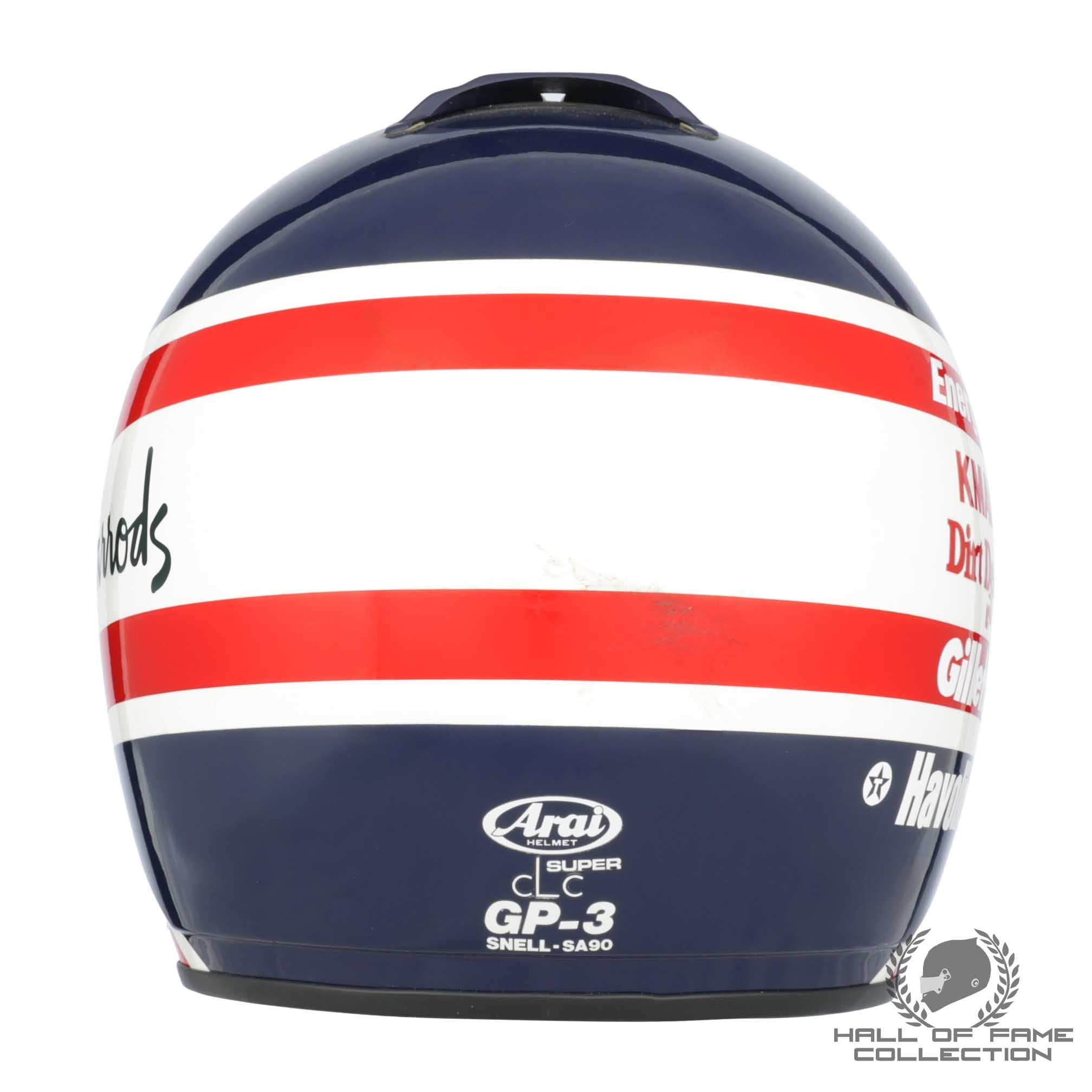 1993 Nigel Mansell Signed Replica Newman Haas Racing IndyCar Helmet