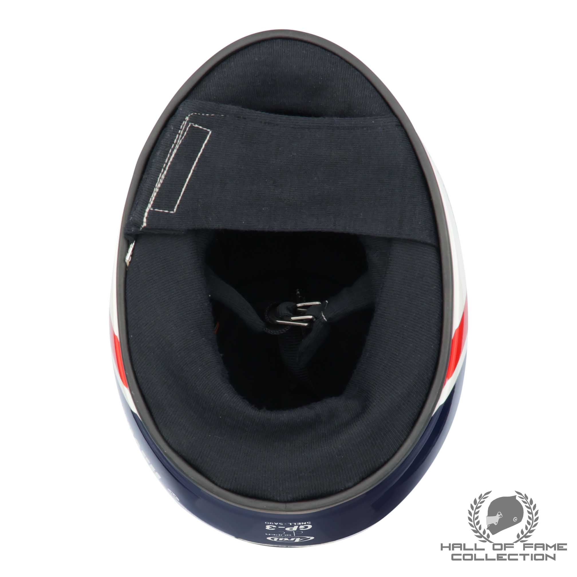 1993 Nigel Mansell Signed Replica Newman Haas Racing IndyCar Helmet