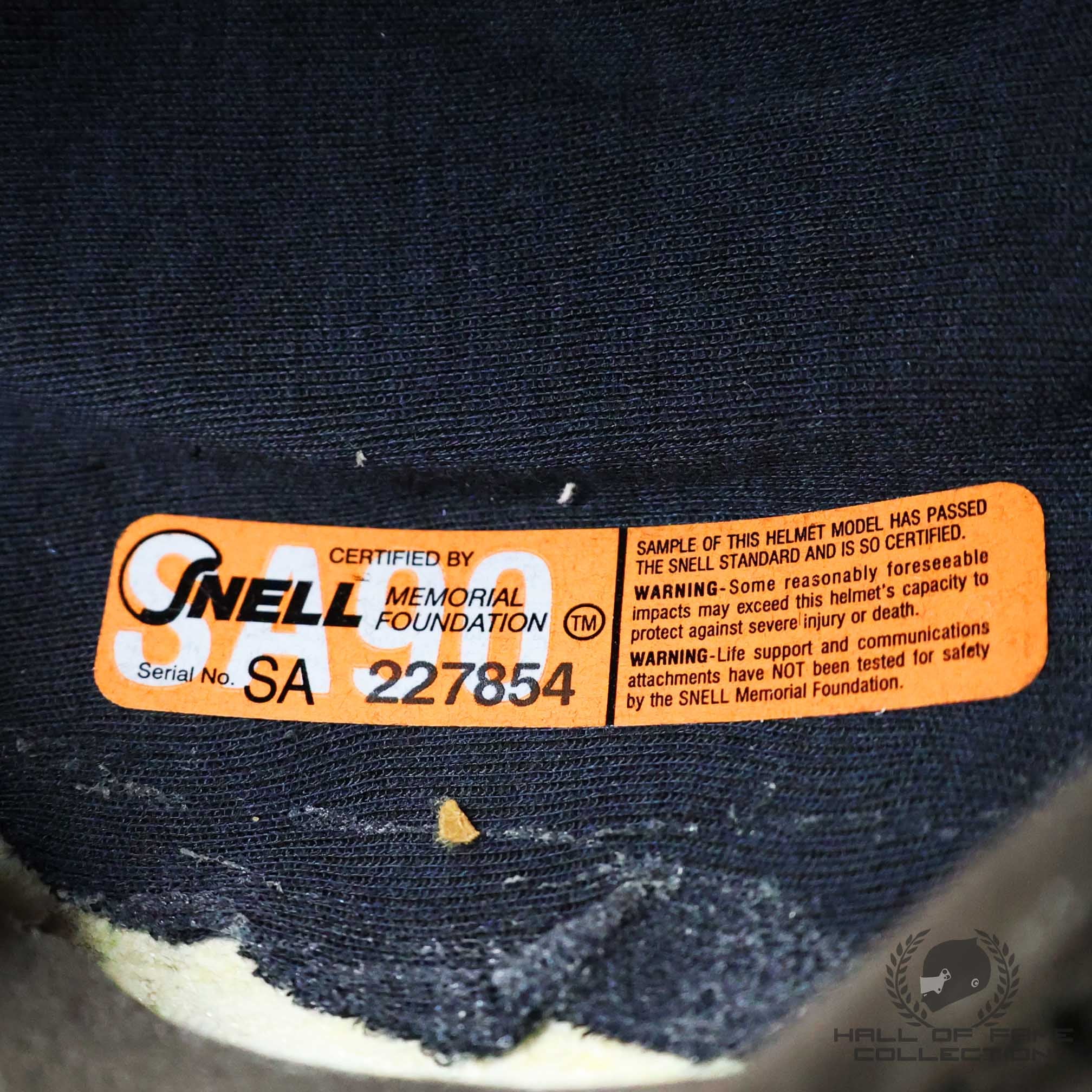 1993 Nigel Mansell Signed Replica Newman Haas Racing IndyCar Helmet