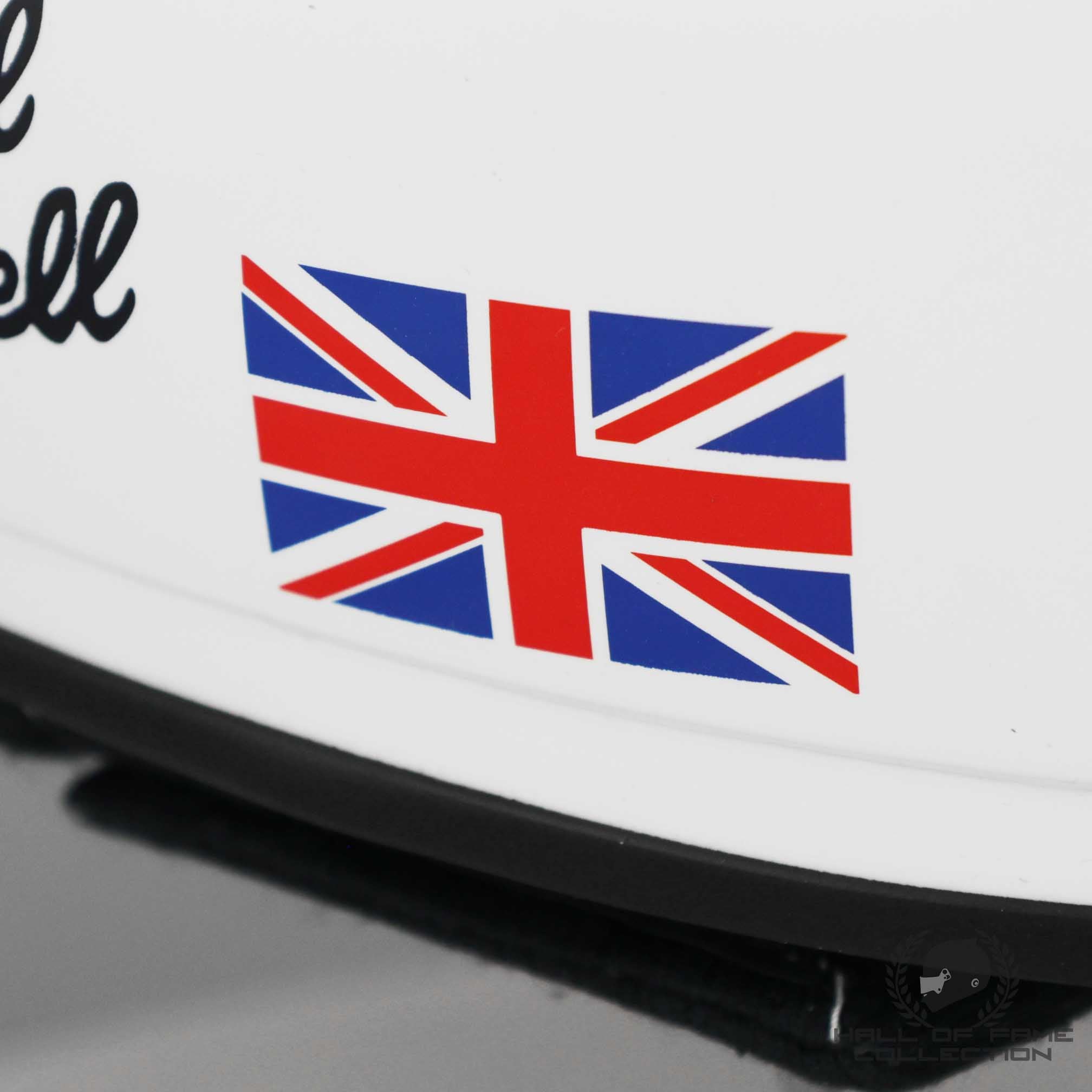 1993 Nigel Mansell Signed Replica Newman Haas Racing IndyCar Helmet