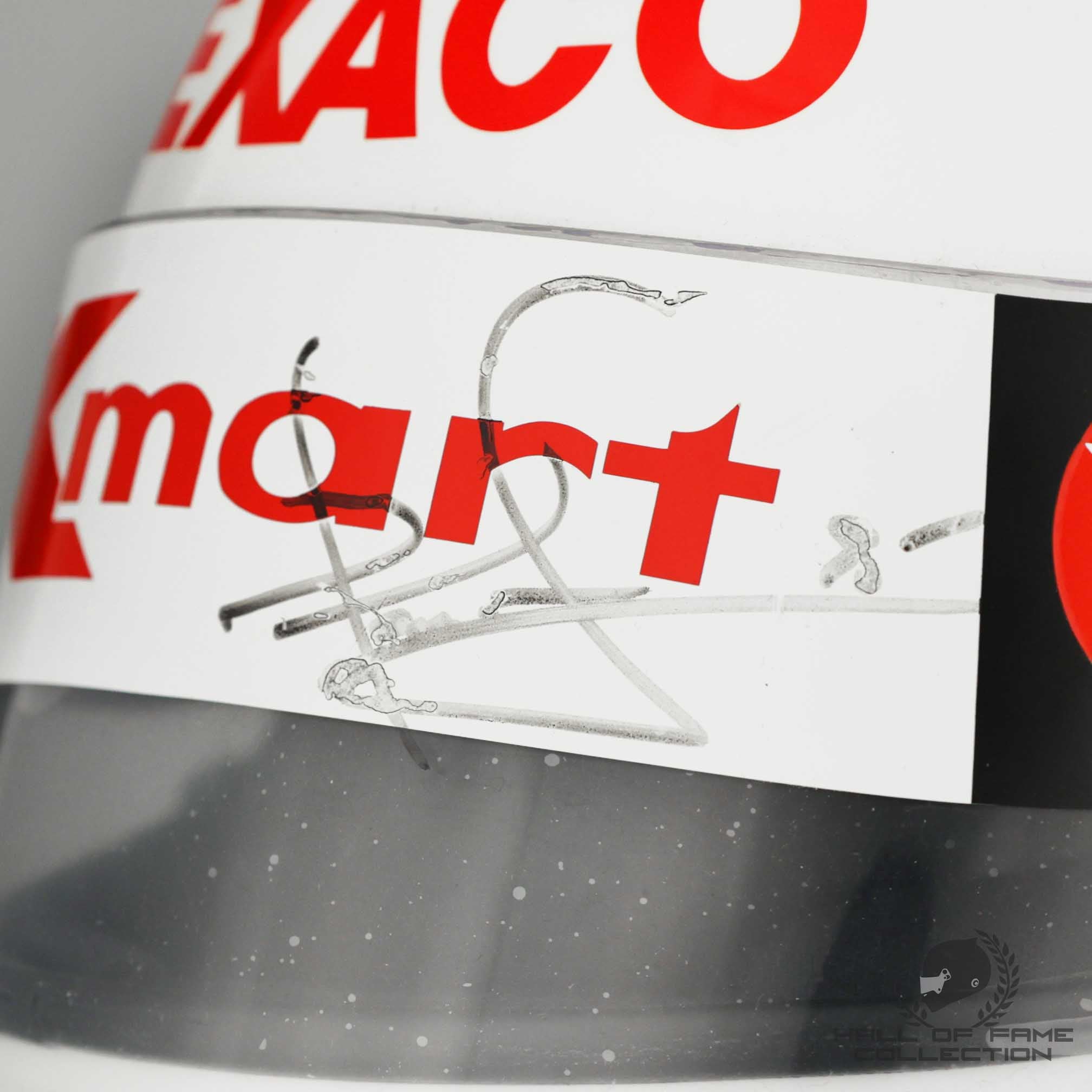 1993 Nigel Mansell Signed Replica Newman Haas Racing IndyCar Helmet