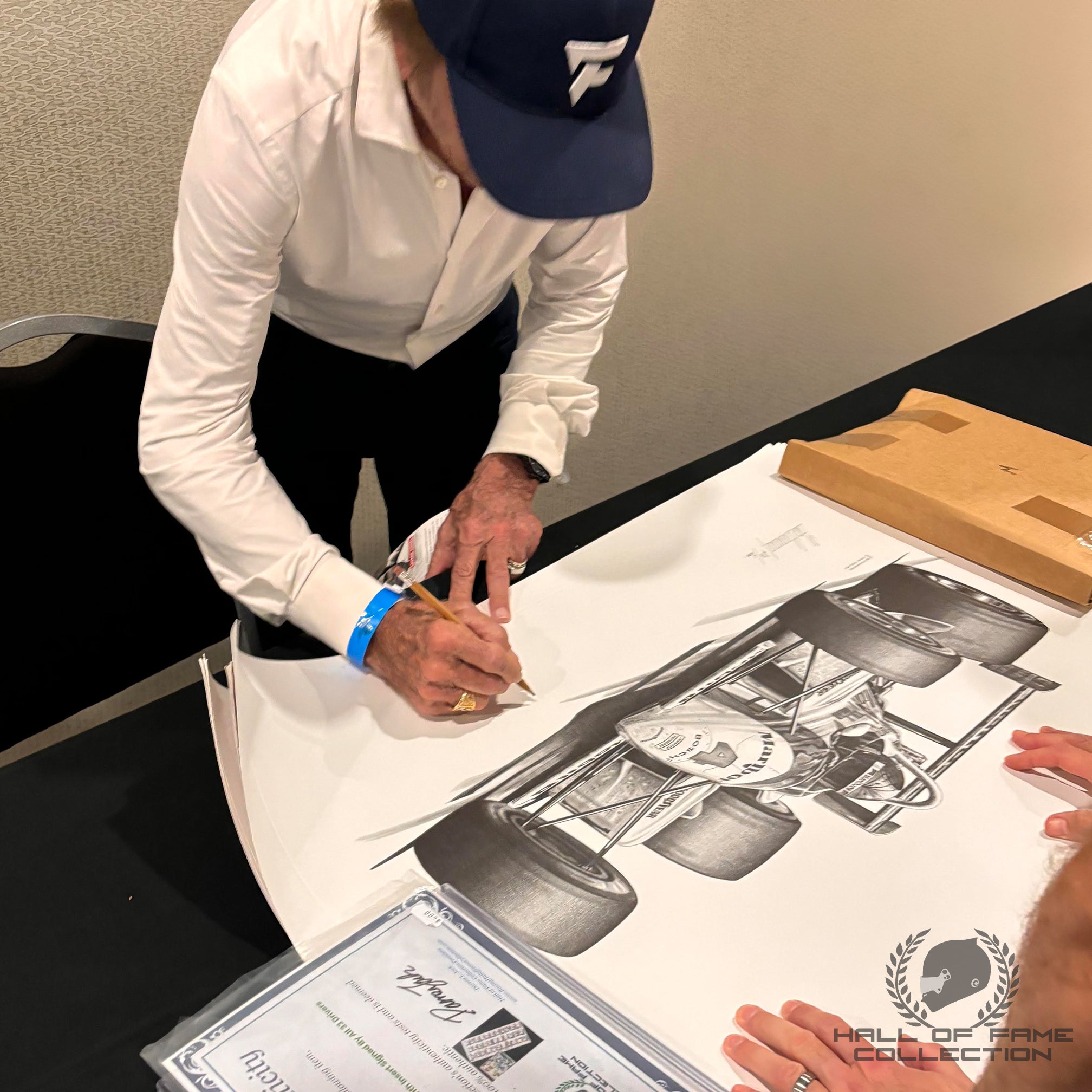 1993 Emerson Fittipaldi Indy 500 Champion Signed Team Penske Limited Edition Print