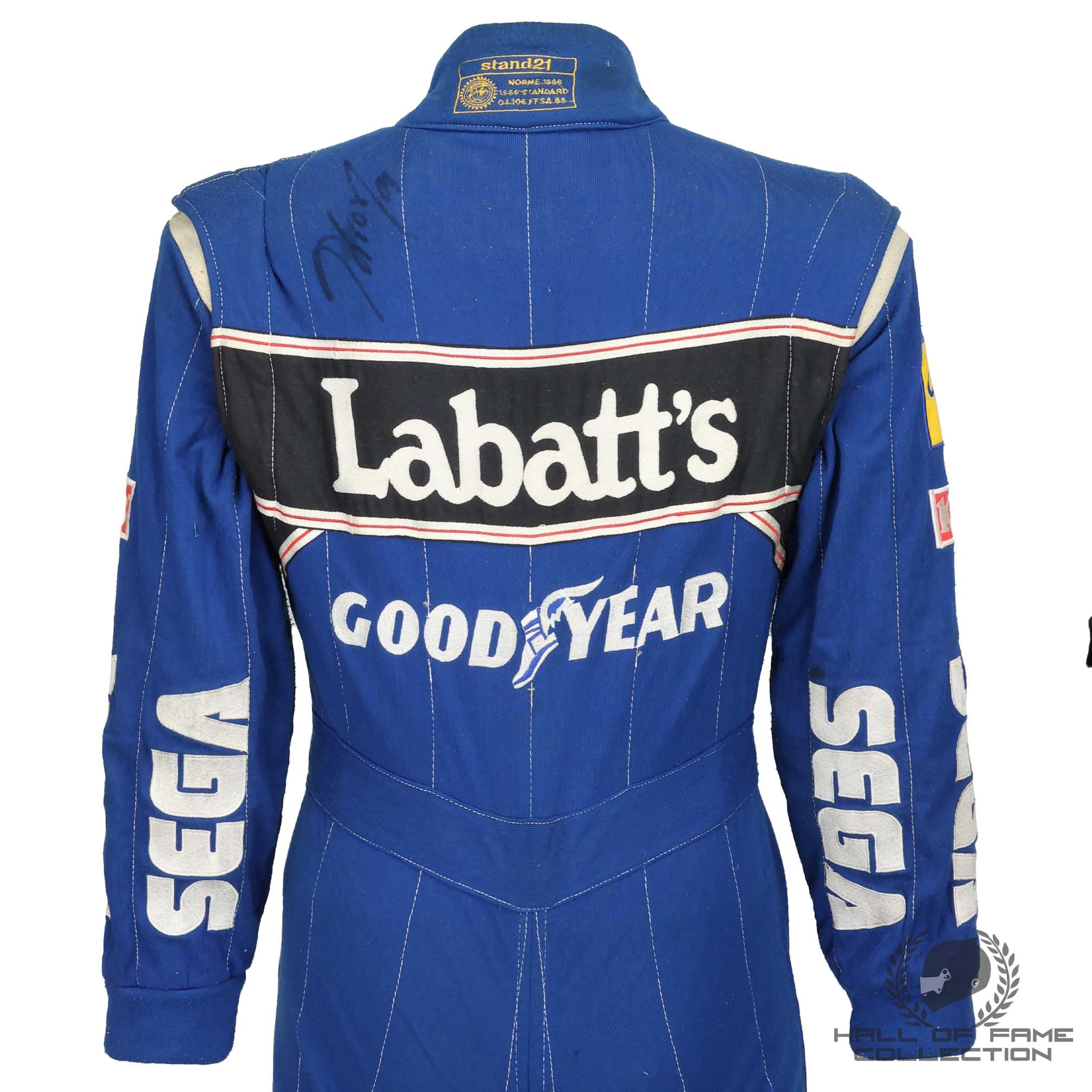 1993 Alain Prost Signed Fourth World Championship / Australian GP / Japan GP Final Podium F1 Suit + Extras