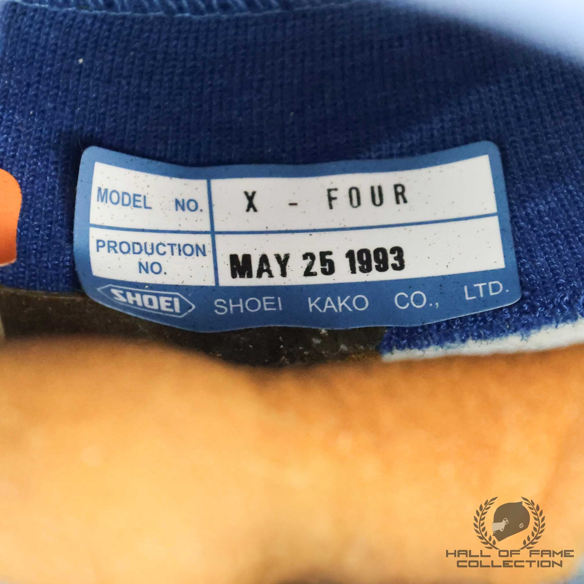 1993 Ayrton Senna Replica McLaren Shoei X4 F1 Helmet