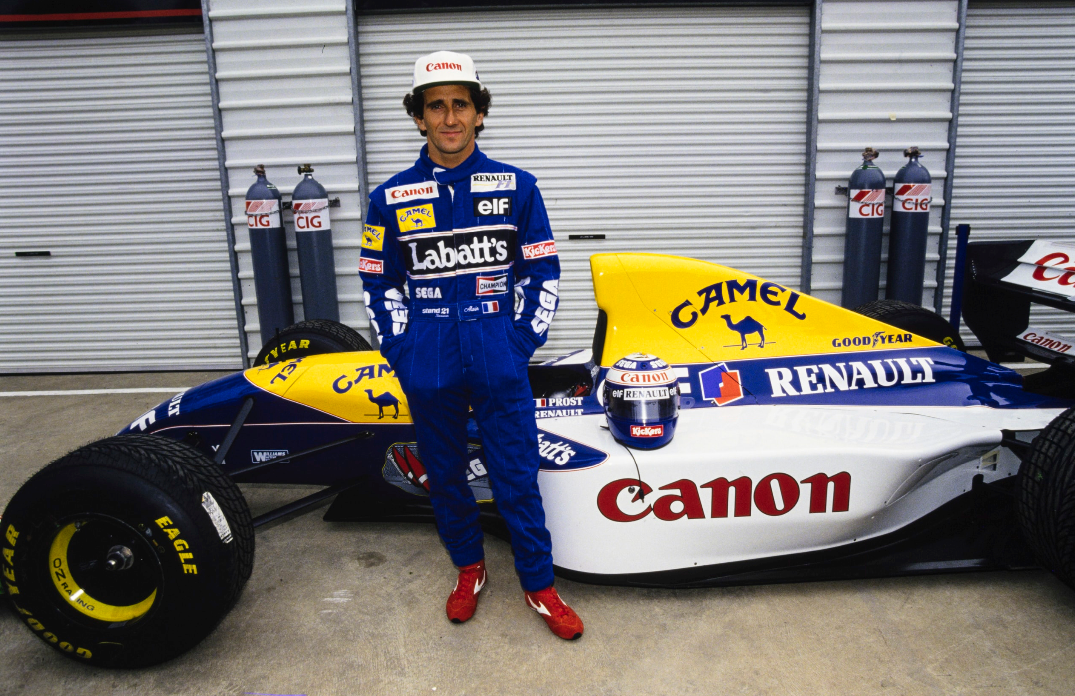 1993 Alain Prost Signed Fourth World Championship / Australian GP / Japan GP Final Podium F1 Suit + Extras