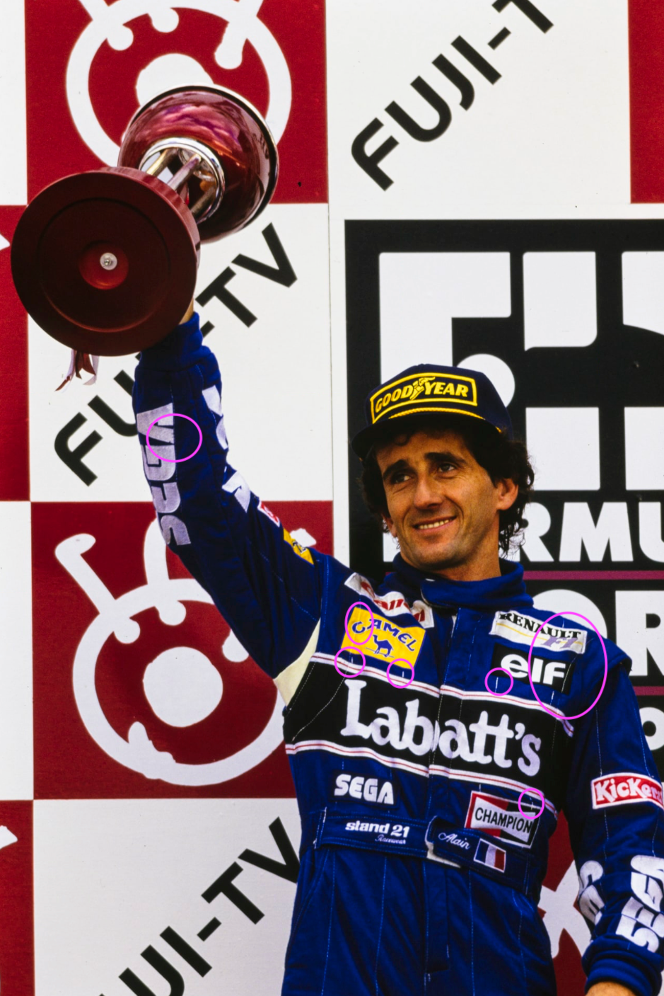 1993 Alain Prost Signed Fourth World Championship / Australian GP / Japan GP Final Podium F1 Suit + Extras