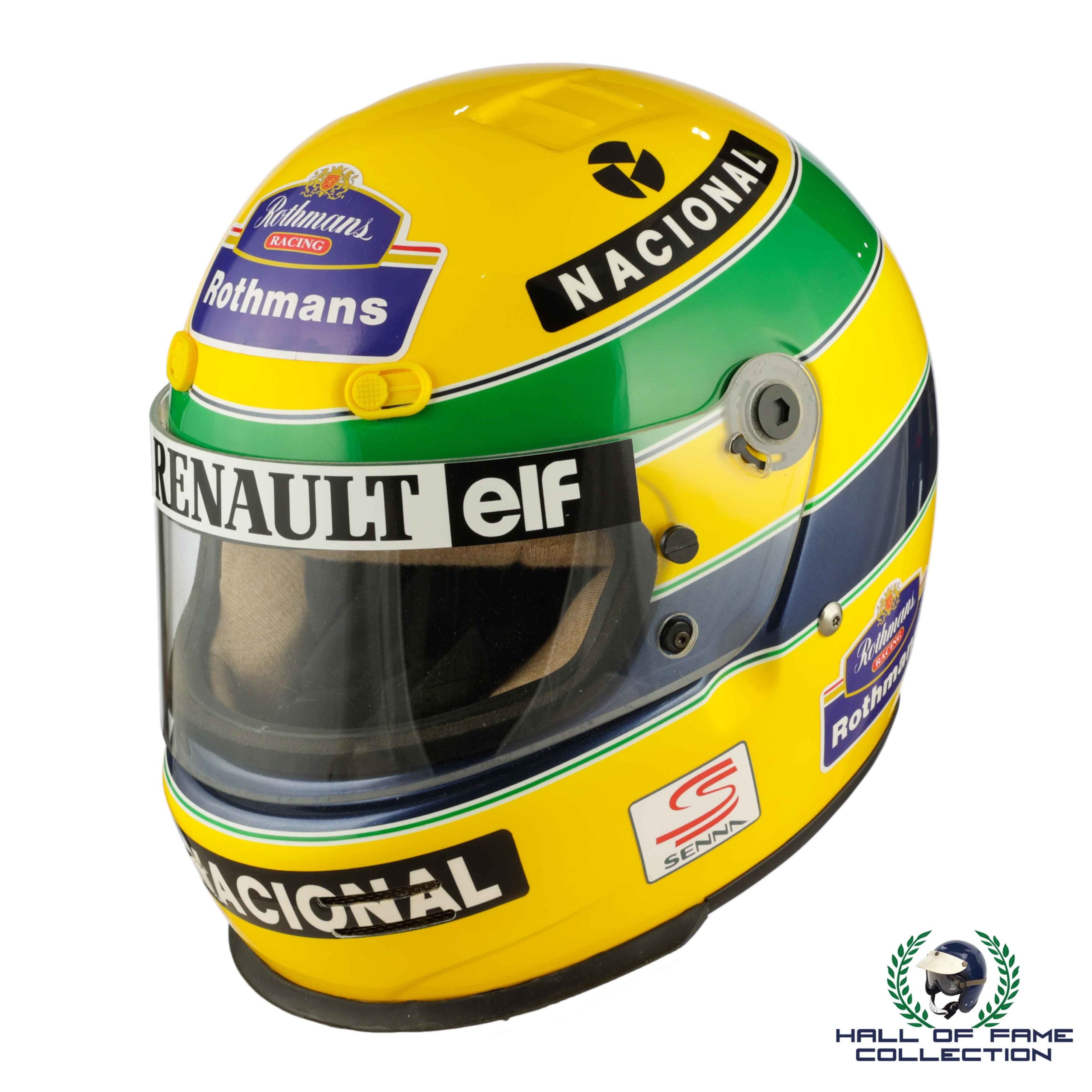 1994 Ayrton Senna Replica Bell M3 Rothmans Williams Renault F1 Helmet