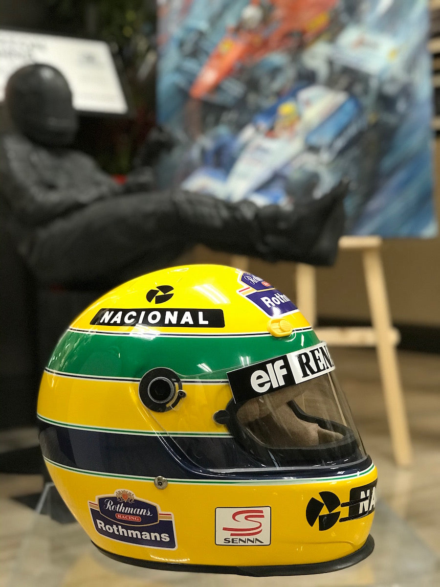 1994 Ayrton Senna Replica Bell M3 Rothmans Williams Renault F1 Helmet