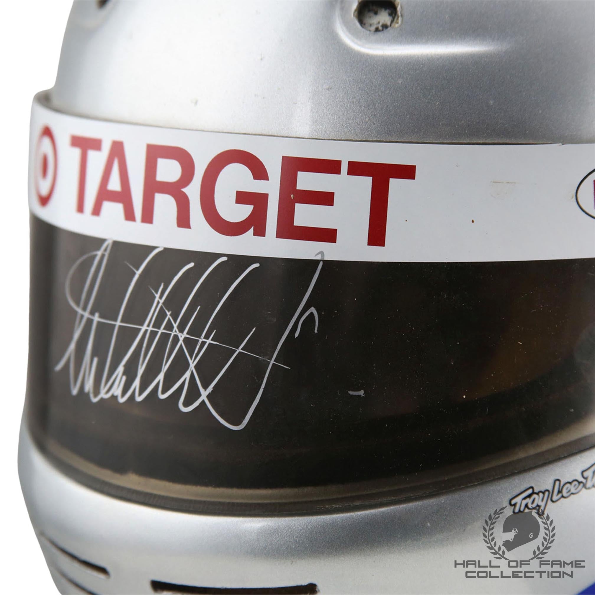 1994 Michael Andretti Signed Race Used Chip Ganassi IndyCar Helmet