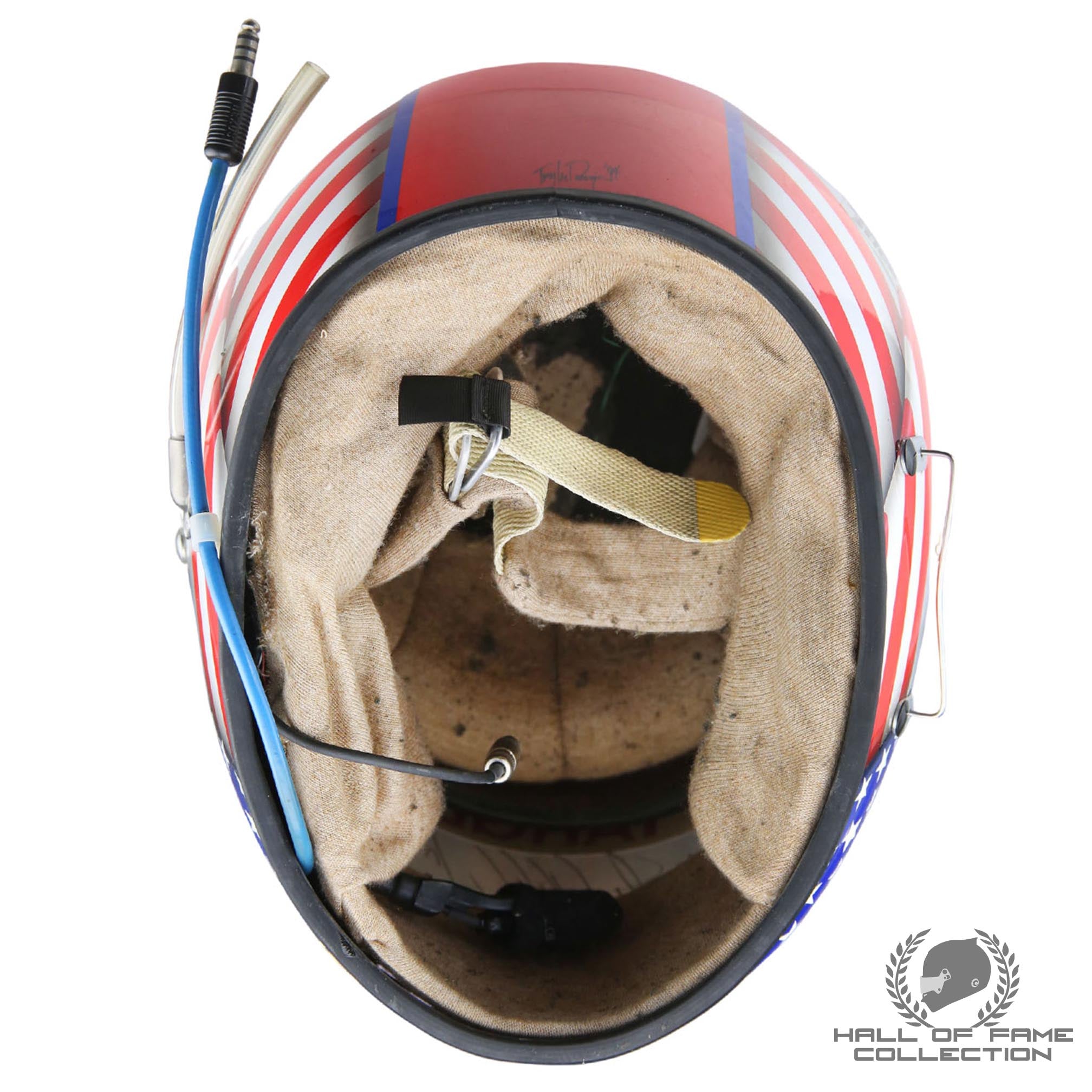 1994 Michael Andretti Signed Race Used Chip Ganassi IndyCar Helmet