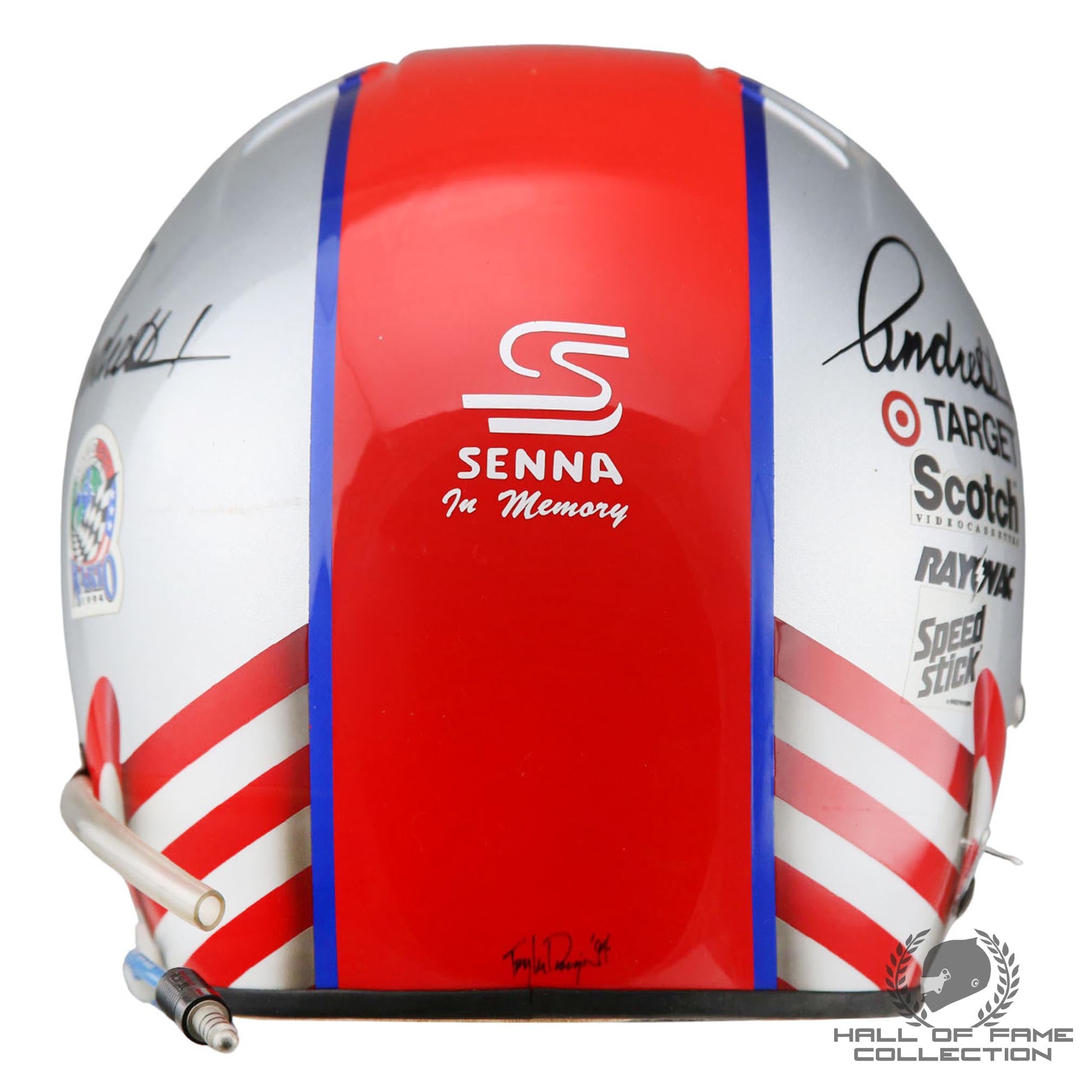 1994 Michael Andretti Signed Race Used Chip Ganassi IndyCar Helmet
