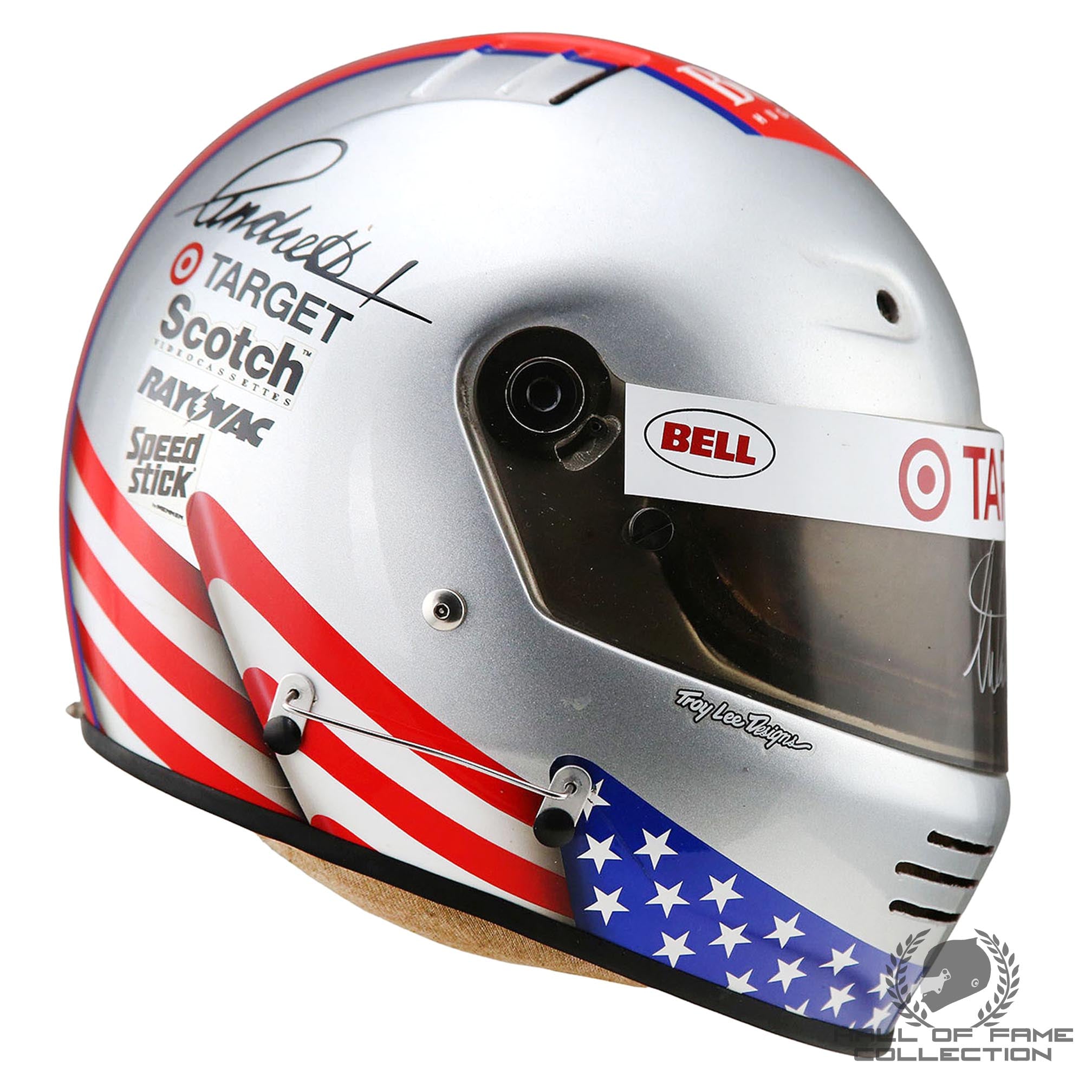 1994 Michael Andretti Signed Race Used Chip Ganassi IndyCar Helmet