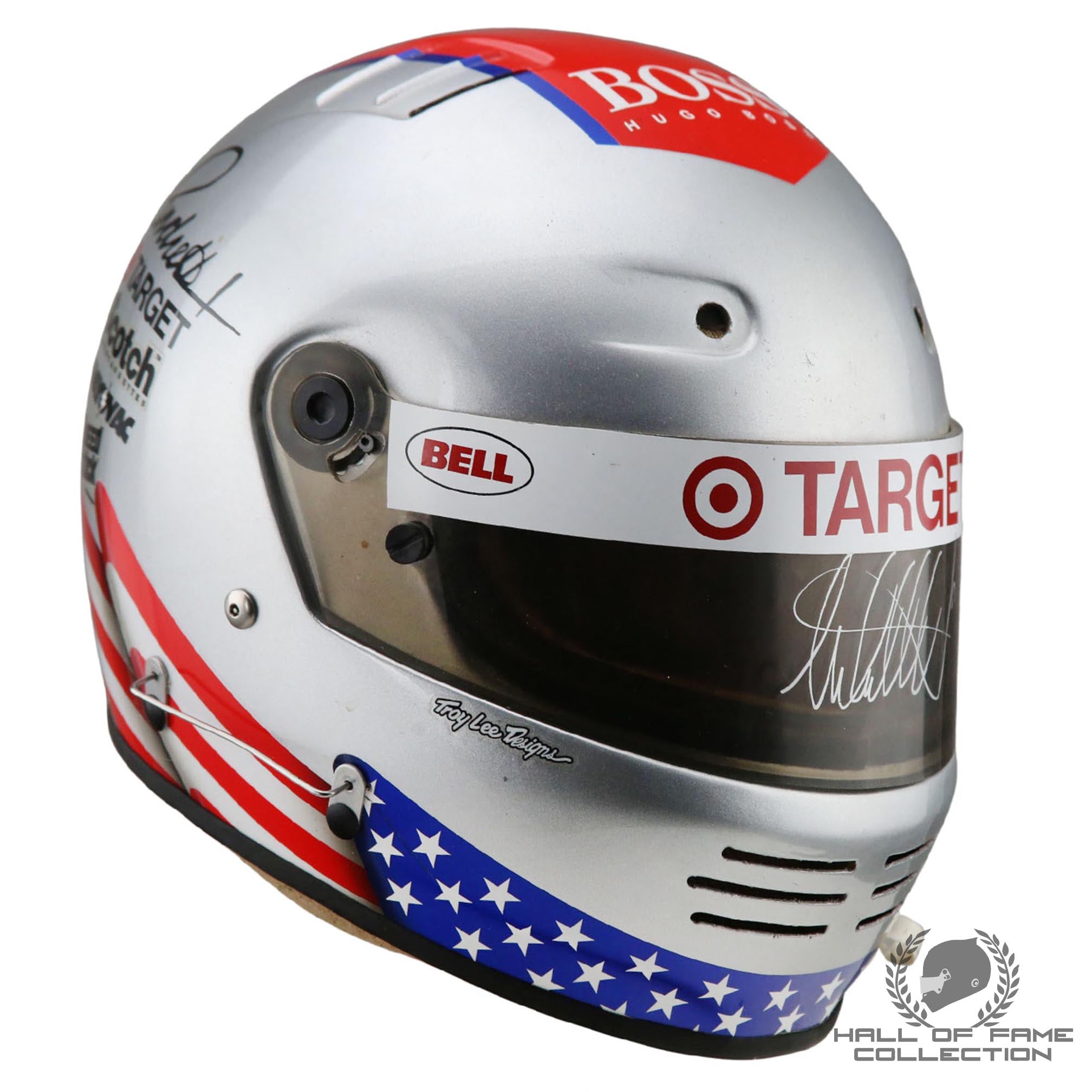 1994 Michael Andretti Signed Race Used Chip Ganassi IndyCar Helmet