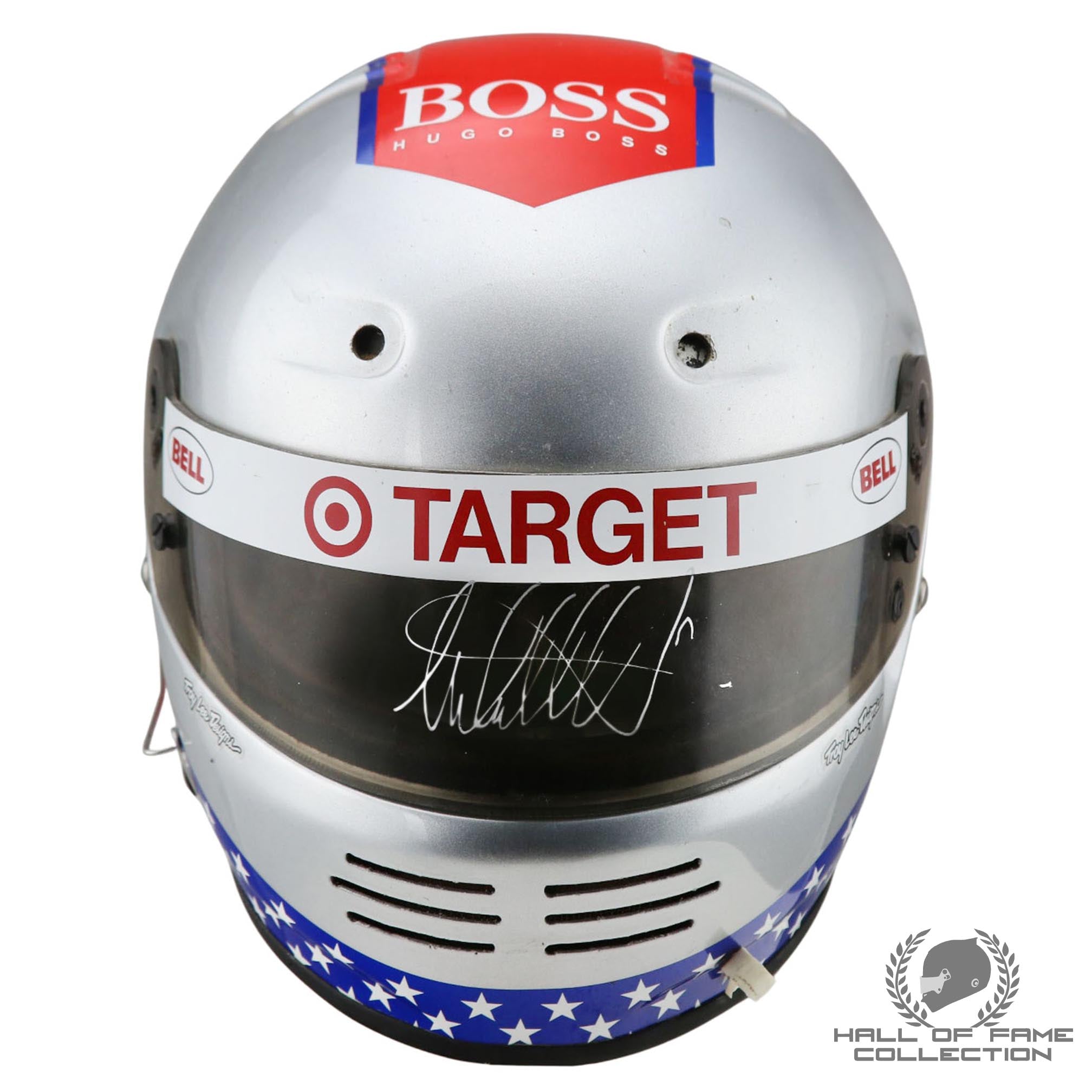 1994 Michael Andretti Signed Race Used Chip Ganassi IndyCar Helmet